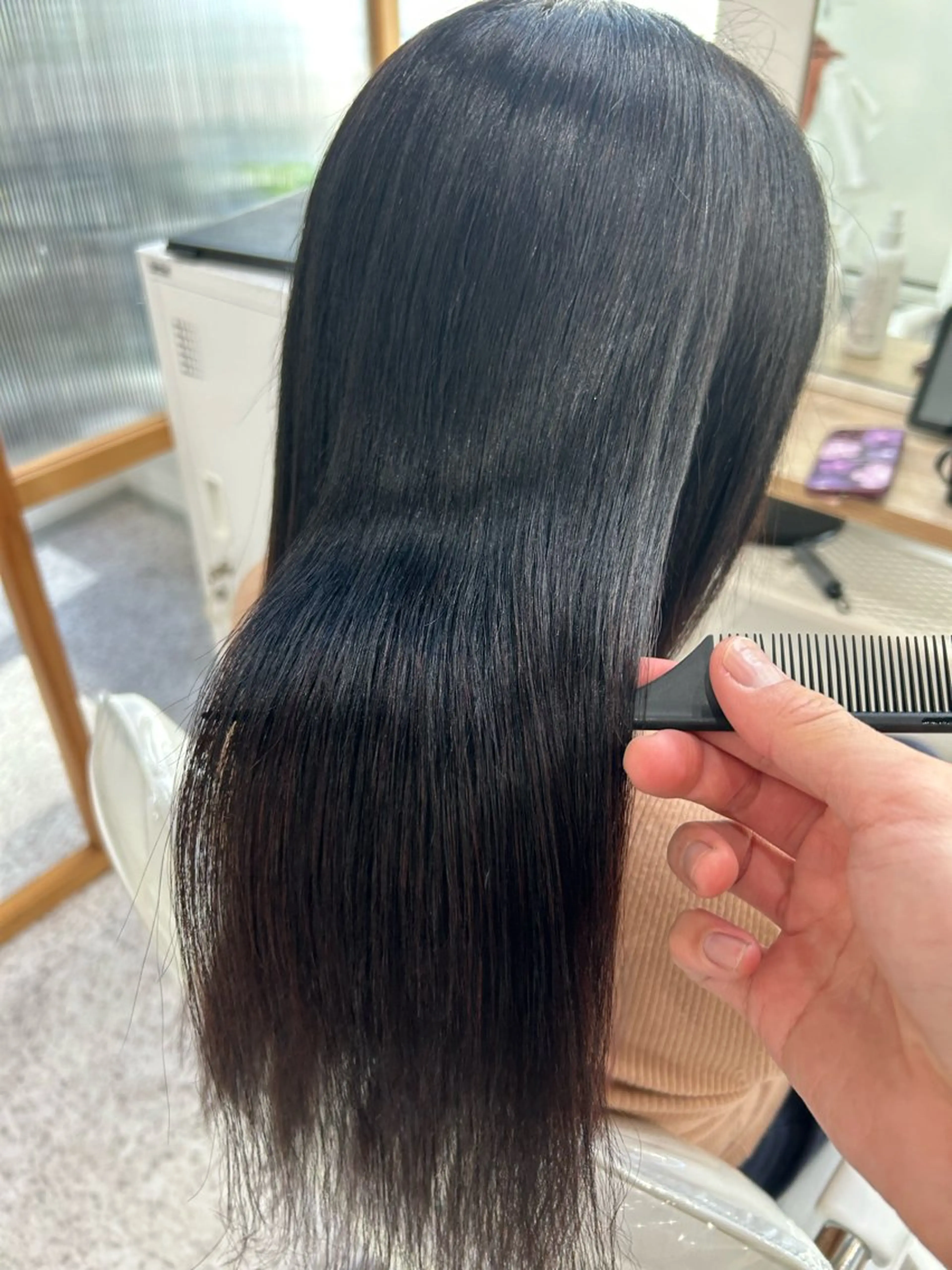 ロング 髪質改善 髪質改善カラーゆうひのヘアスタイル