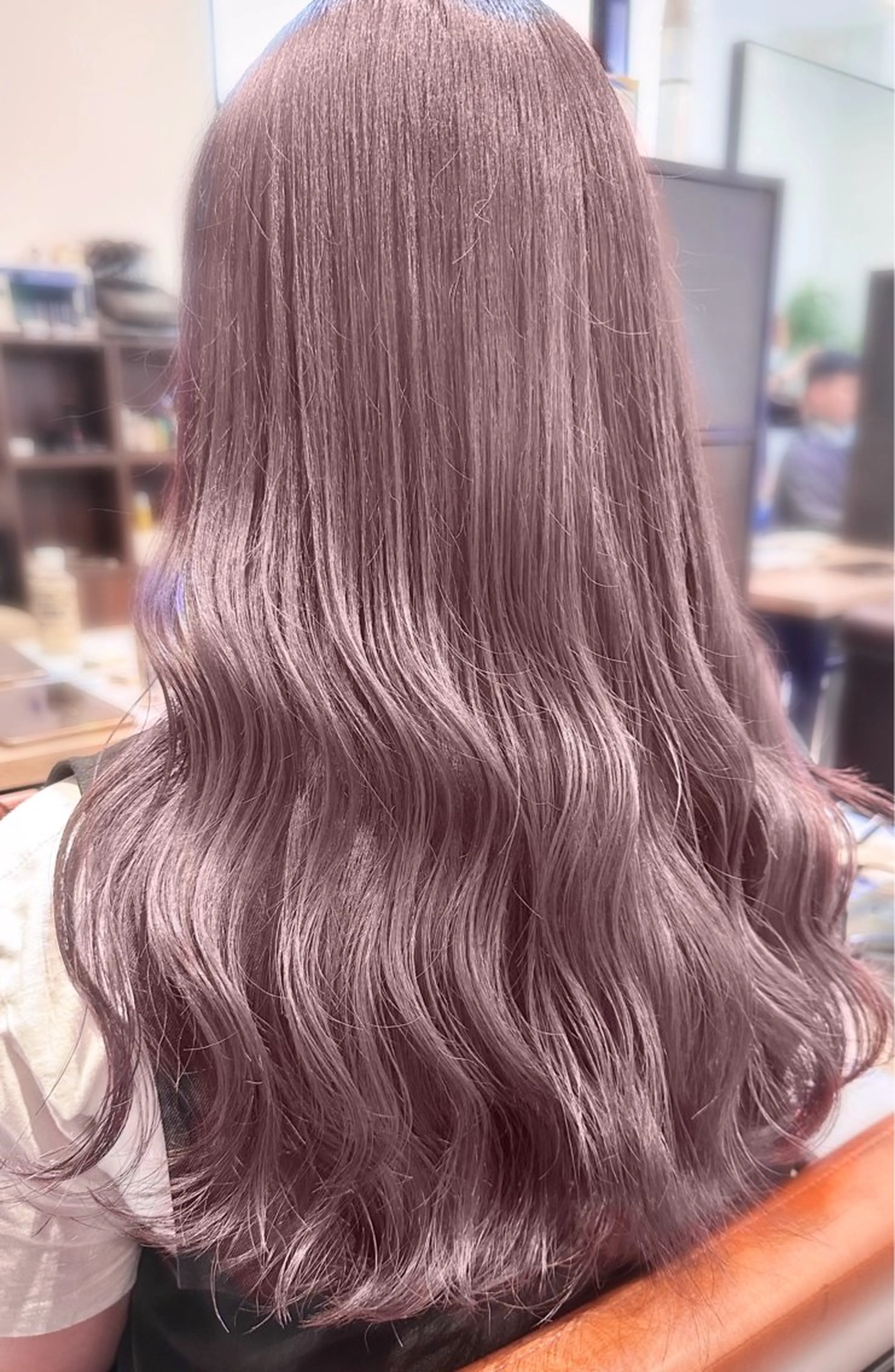 ロング カラー バレイヤージュ ブリーチ ケアブリーチ ダブルカラー イヤリングカラー 野村 俊太のヘアスタイル