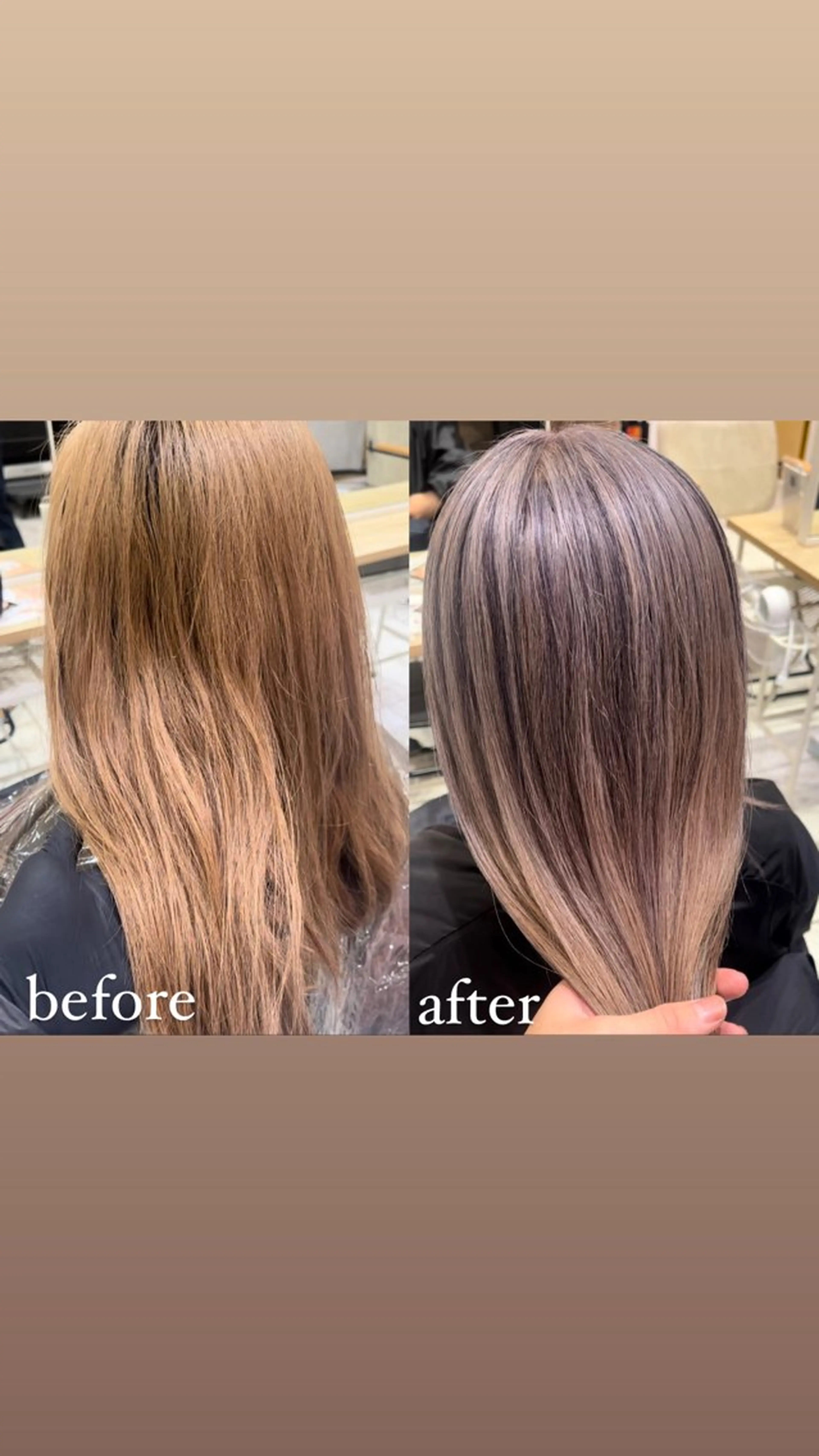 セミロング カラー デザインカラー カット ヘアカラー トリートメント 🥇メンズパーマ /縮毛矯正/木村神心のヘアスタイル