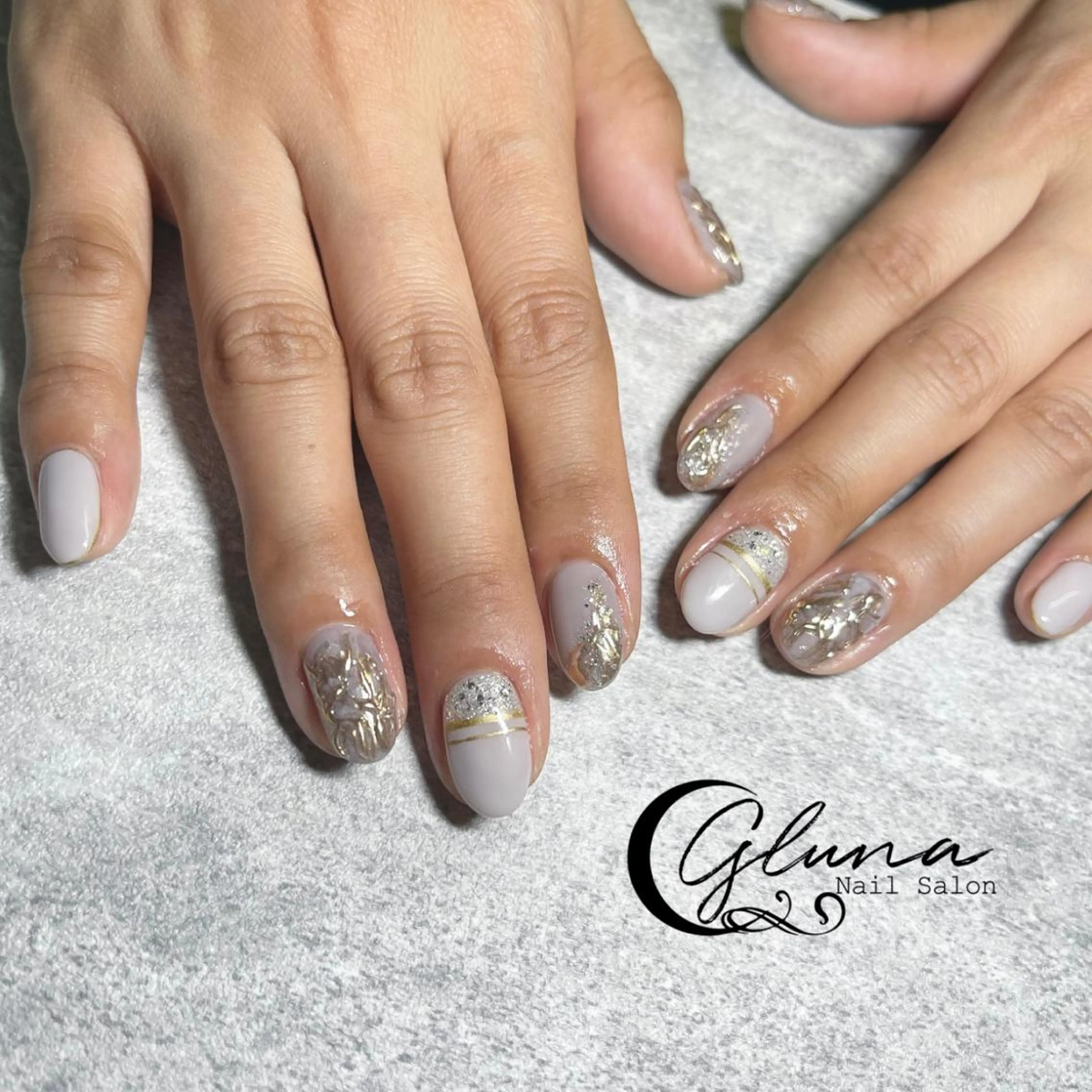 ネイル ハンドネイル gluna nailのネイルデザイン