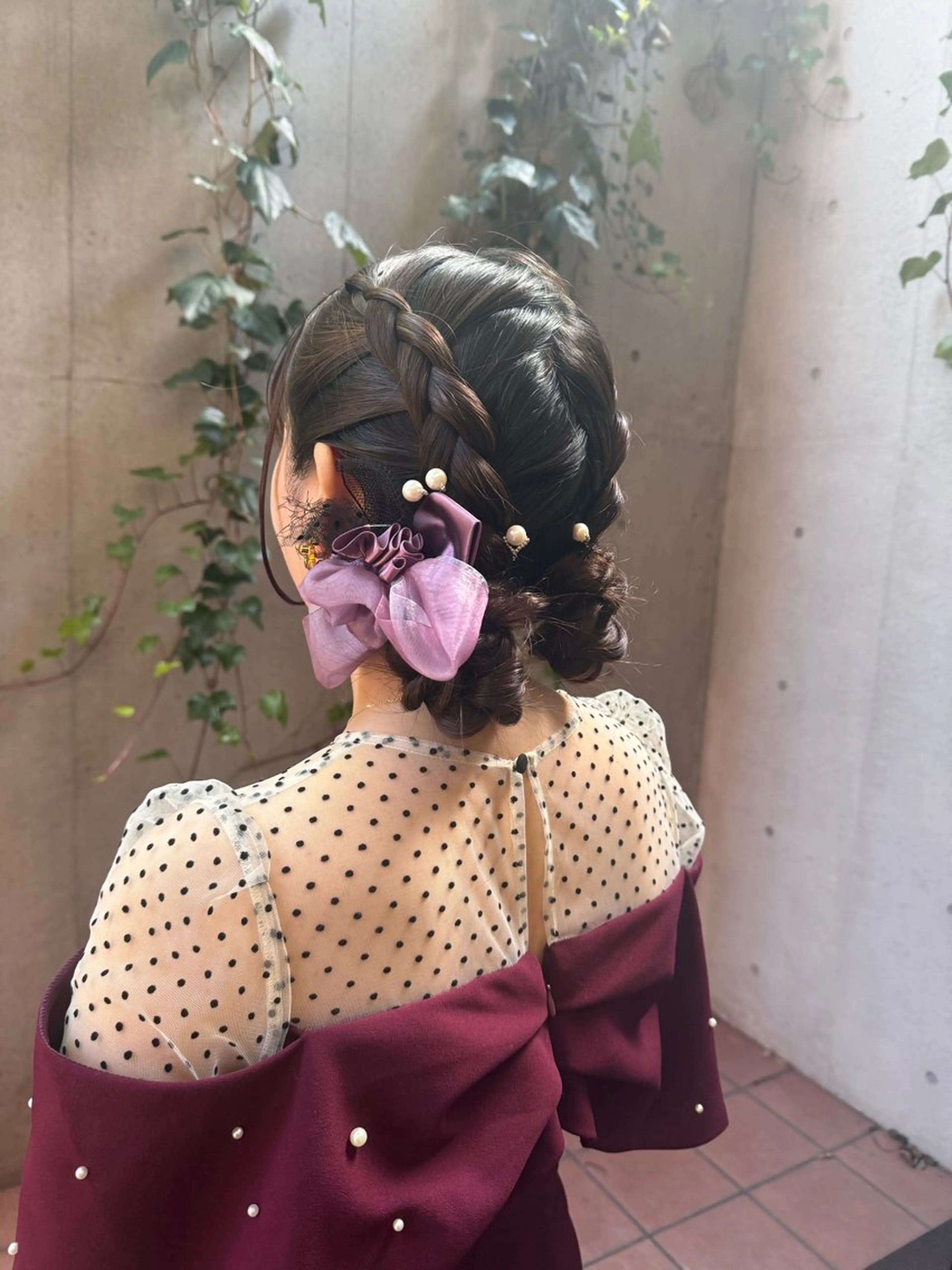 ロング ヘアアレンジ 🎗️【ヘアセット 美眉】吉川玲🎗️のヘアスタイル