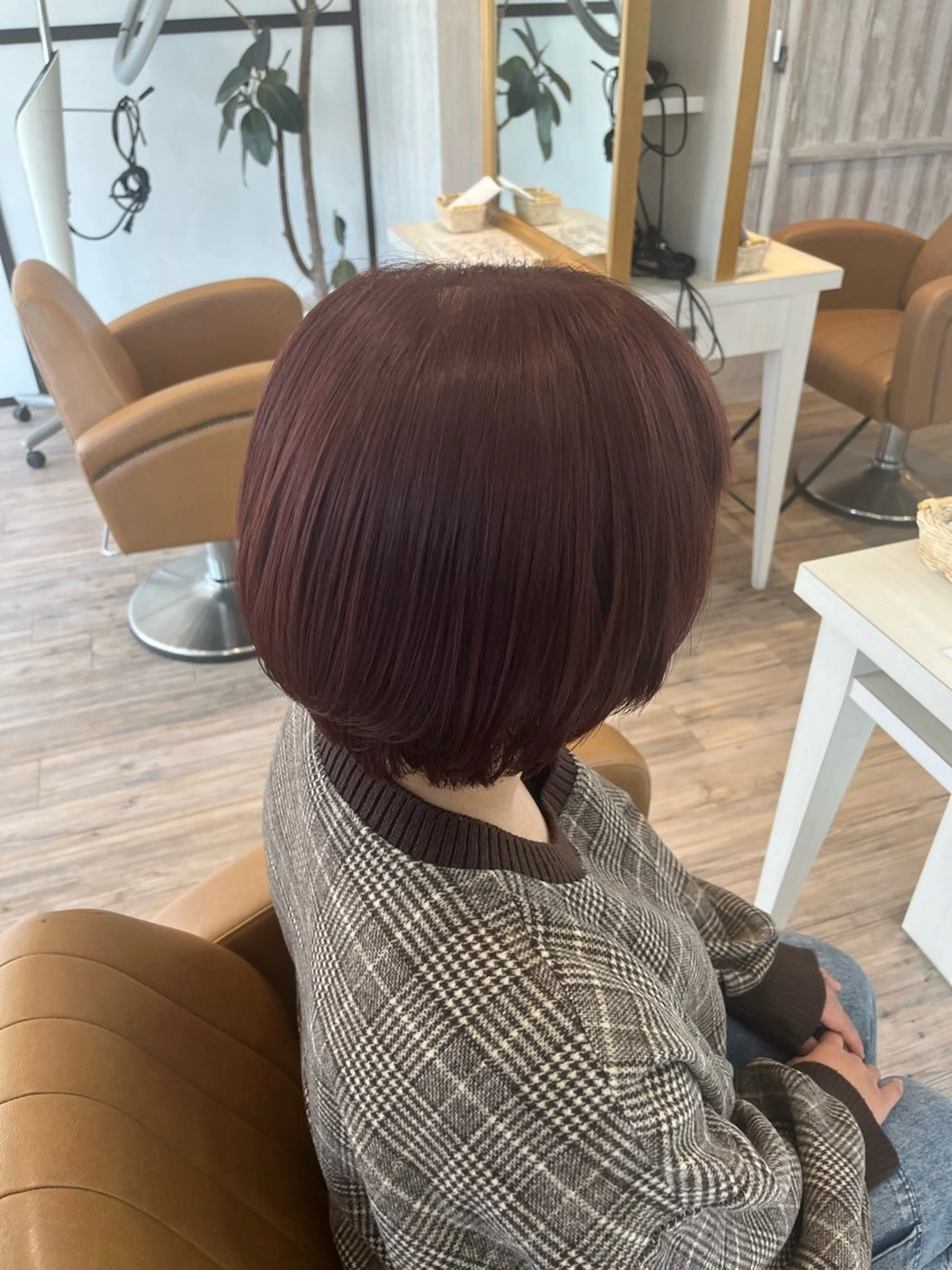 カラー ブリーチ ブラウンカラー ダブルカラー ブリーチなしカラー ピンクカラー ブリーチなしWカラー レイヤー/Rickyのヘアスタイル