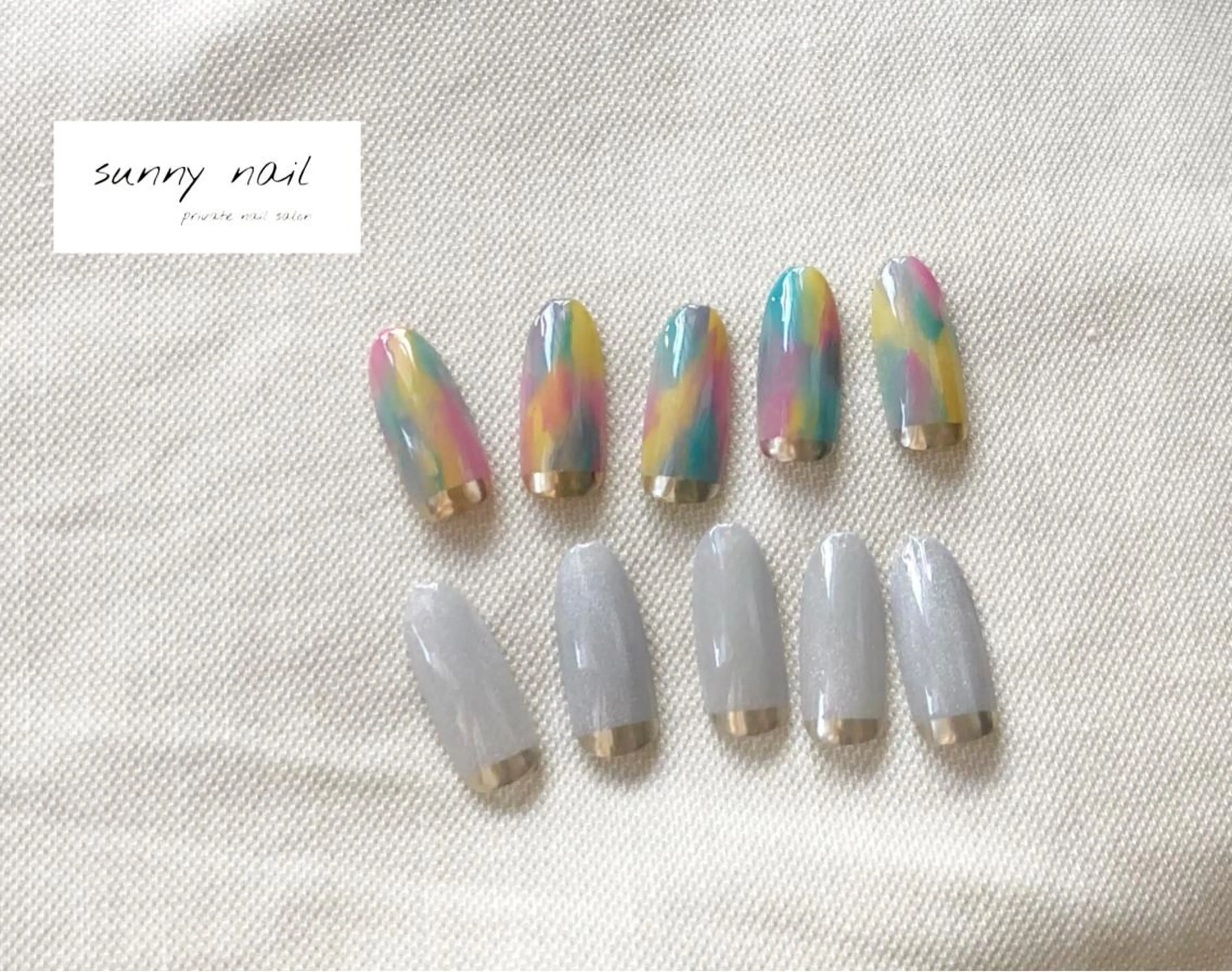 ネイル アートネイル ジェルネイル マグネットネイル ミラーネイル ニュアンスネイル sunny nailのネイルデザイン