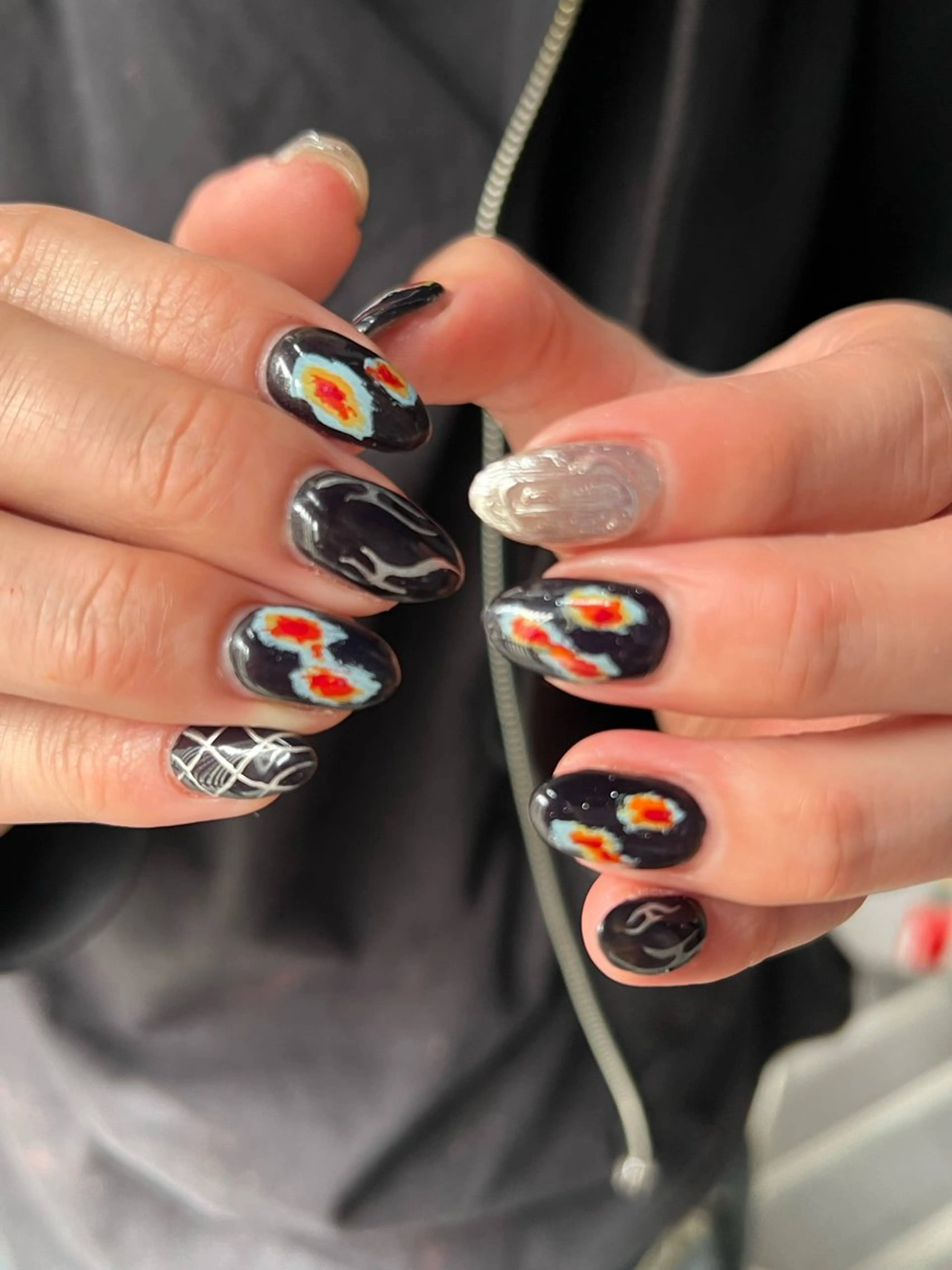 ネイル ハンドネイル Hata nail 🎀個性派ニュアンスのネイルデザイン