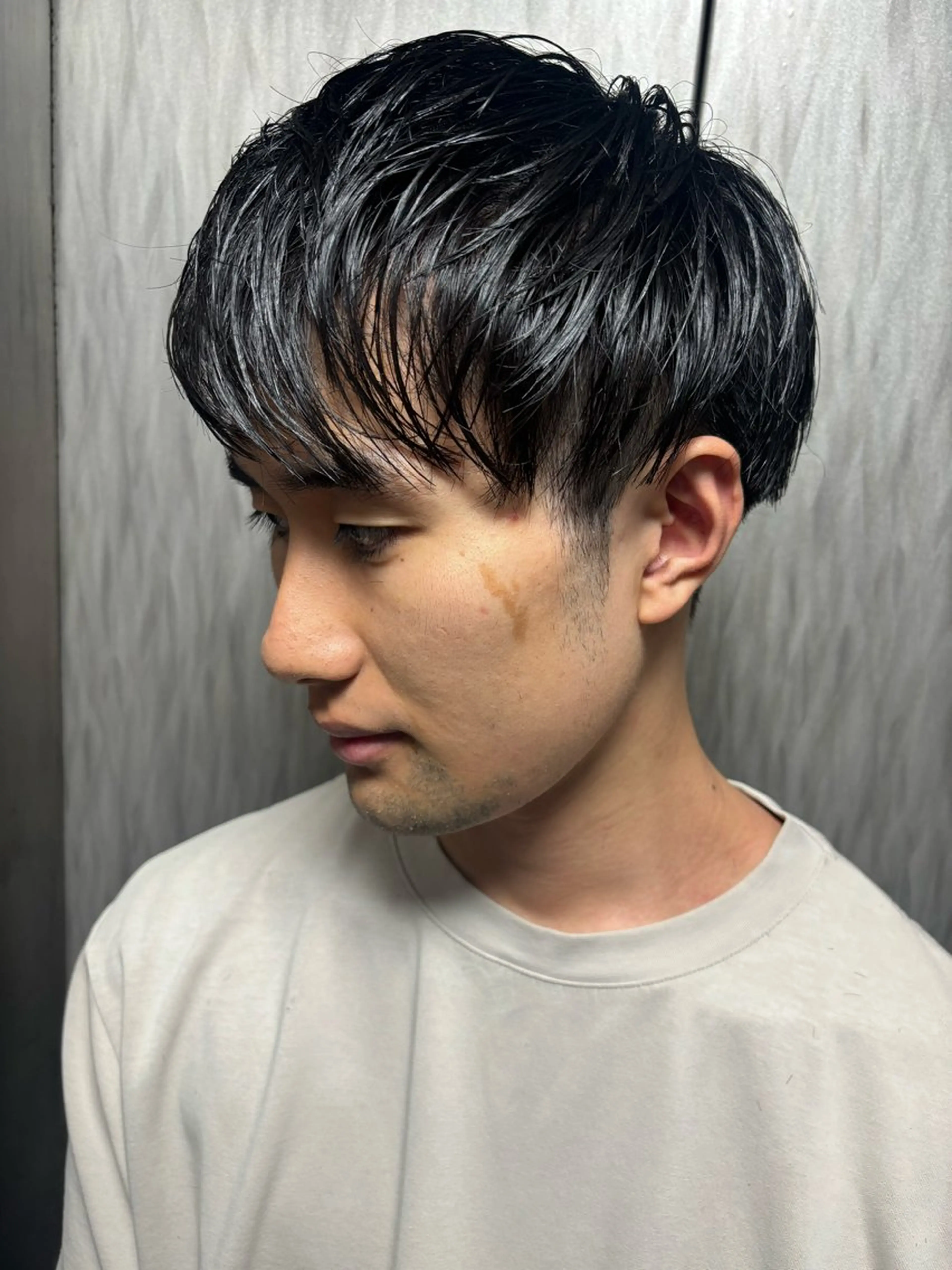 セミロング メンズ 大野 貴登のヘアスタイル