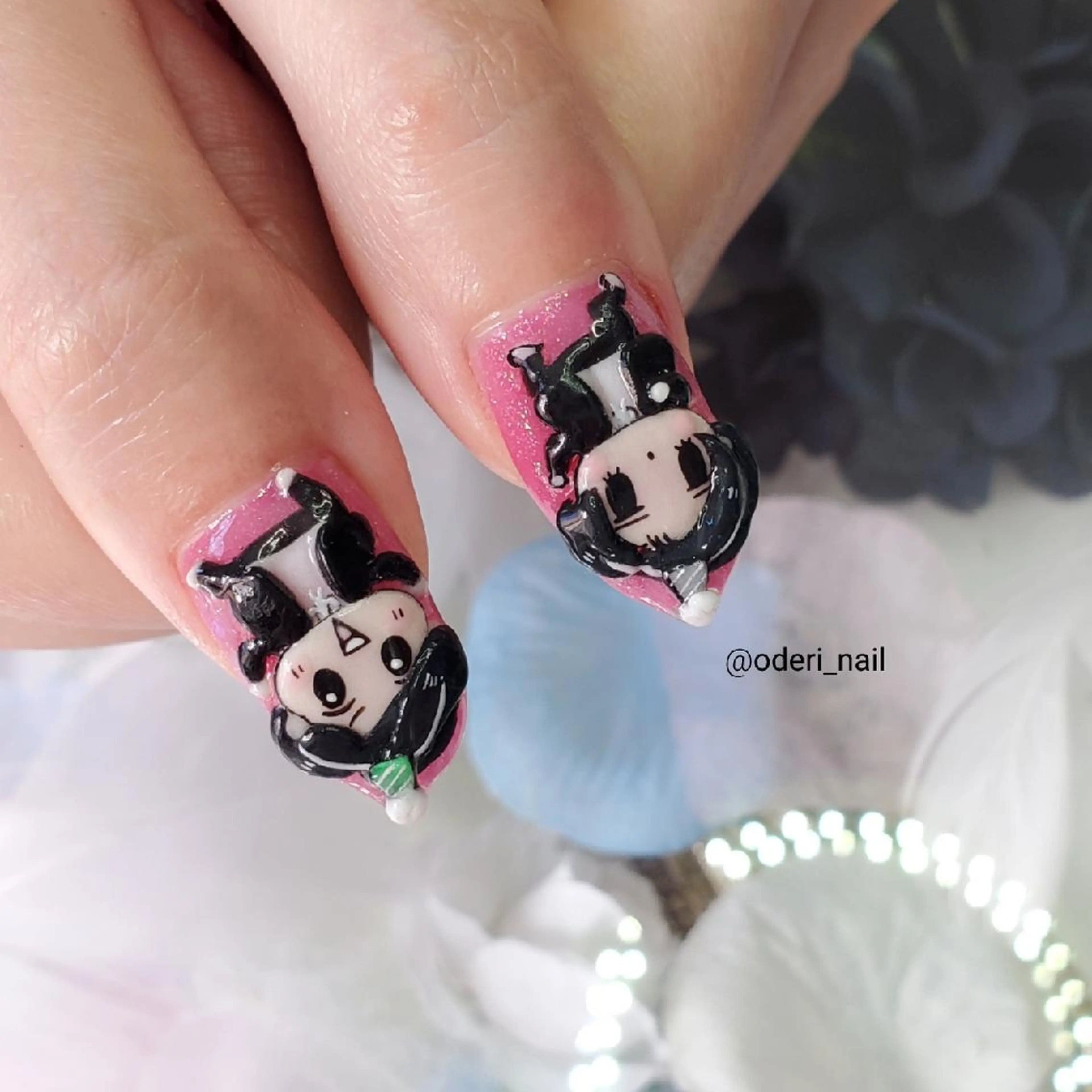 ネイル アートネイル ジェルネイル おで@ oderi_nailのネイルデザイン