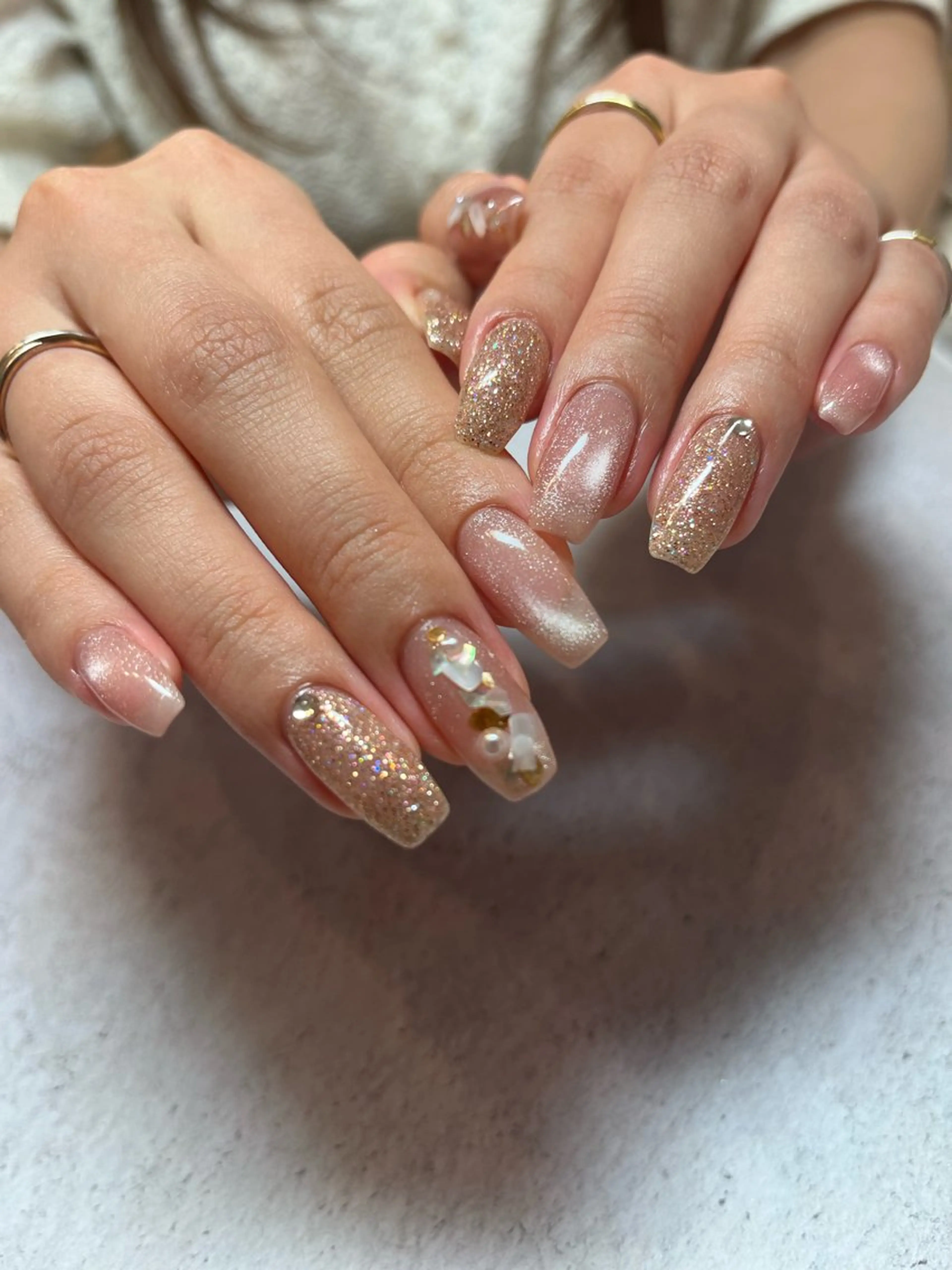 ネイル ハンドネイル 【LINON】 airiのネイルデザイン