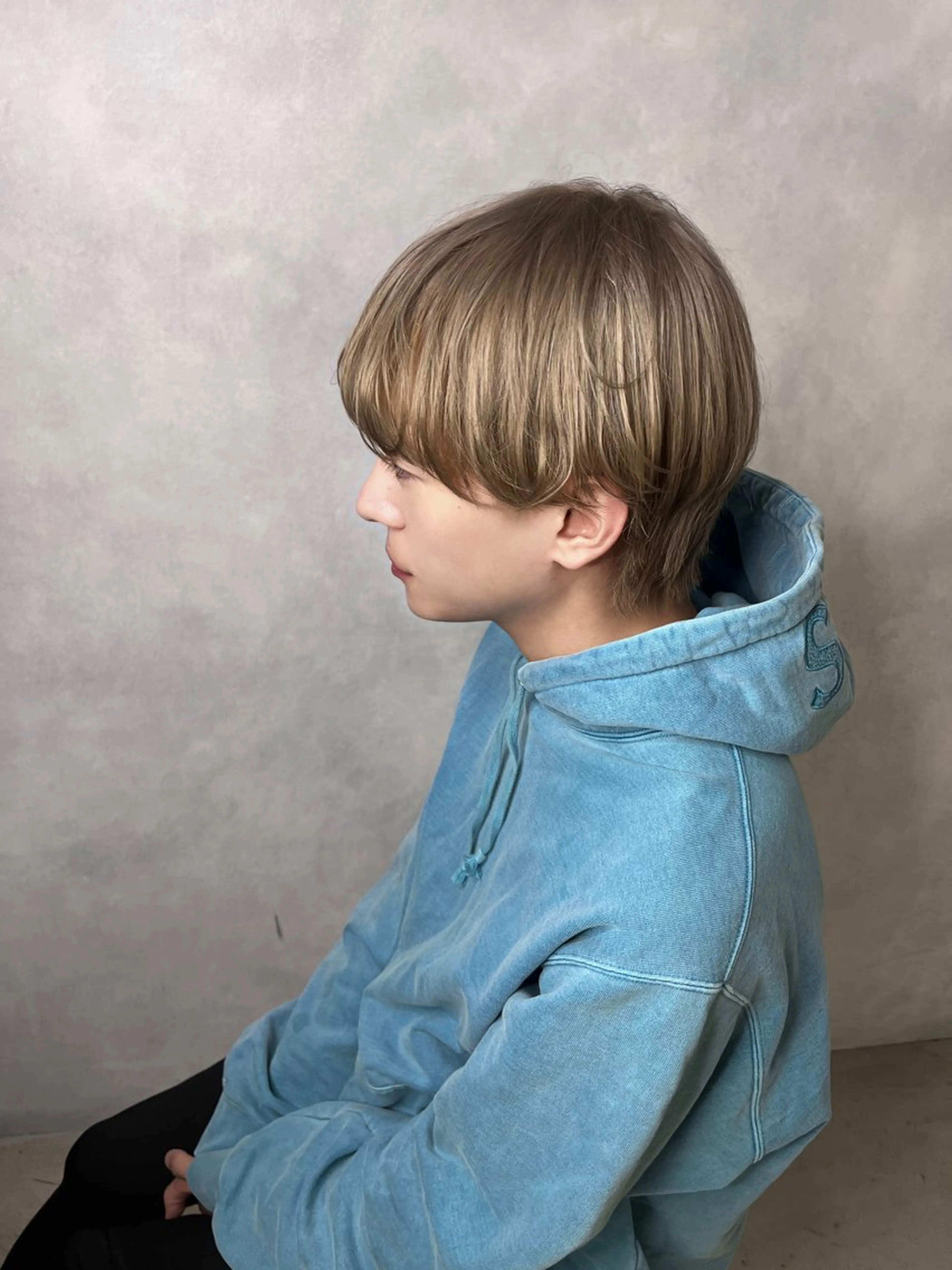 メンズ ヘアカラー 大阪韓国メンズ特化 LUNAのヘアスタイル