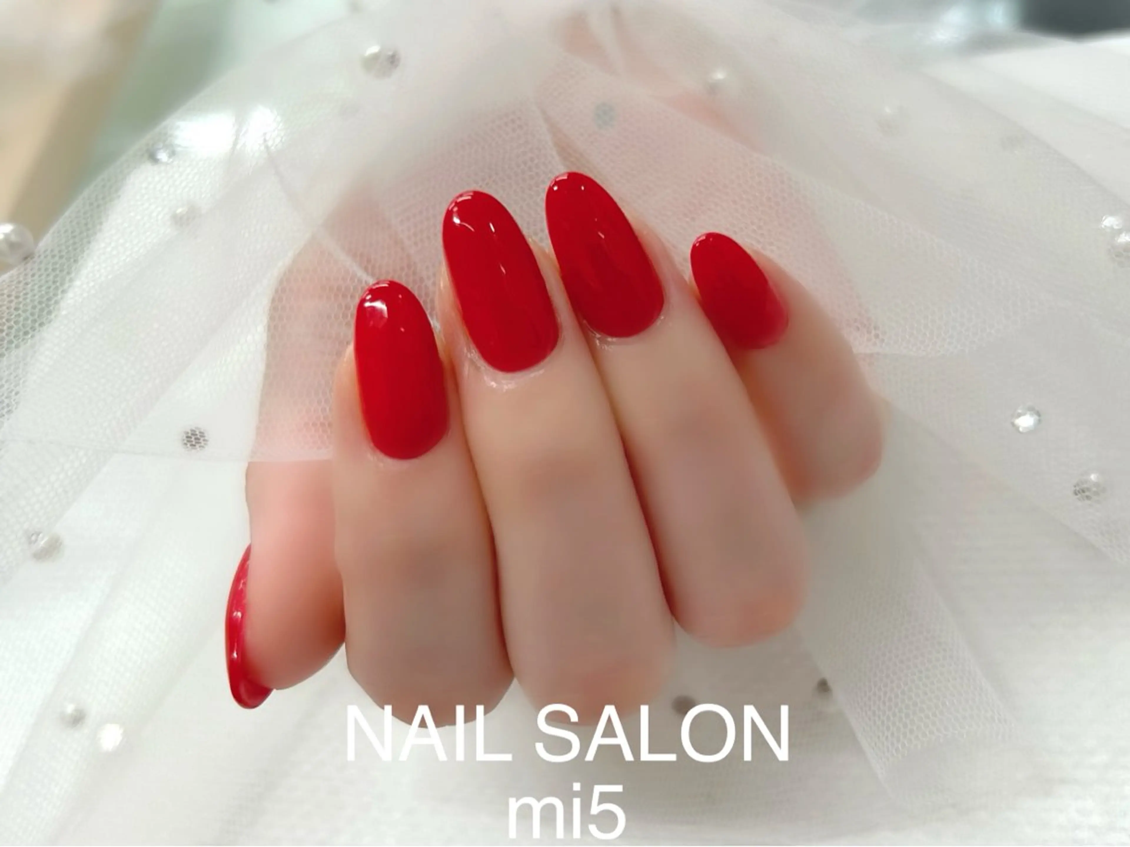 ネイル ワンカラーネイル ハンドネイル NAIL SALON mi5／Momokoのネイルデザイン