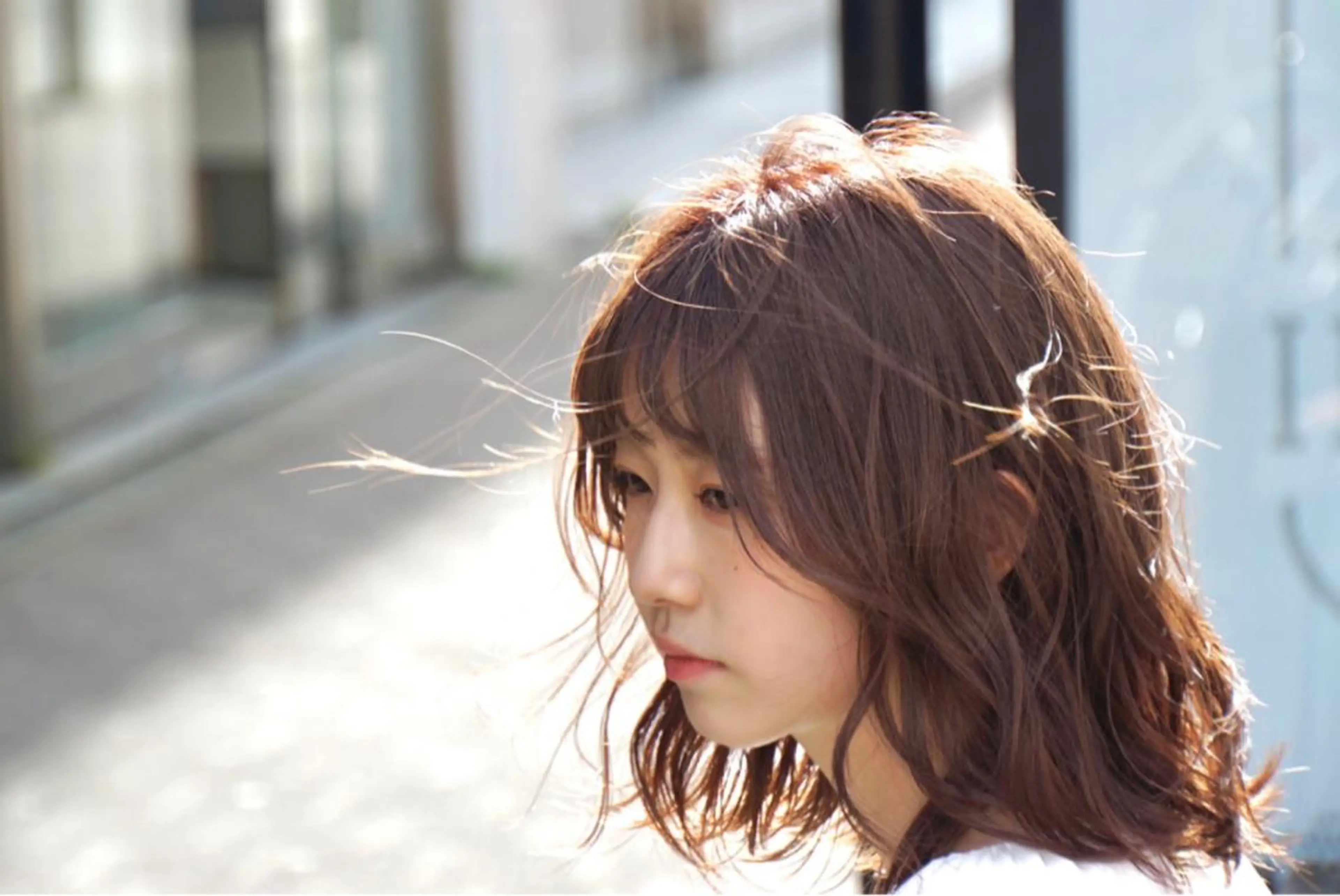 ミディアム カラー ブラウンカラー B E C H I C O〔べち子〕のヘアスタイル