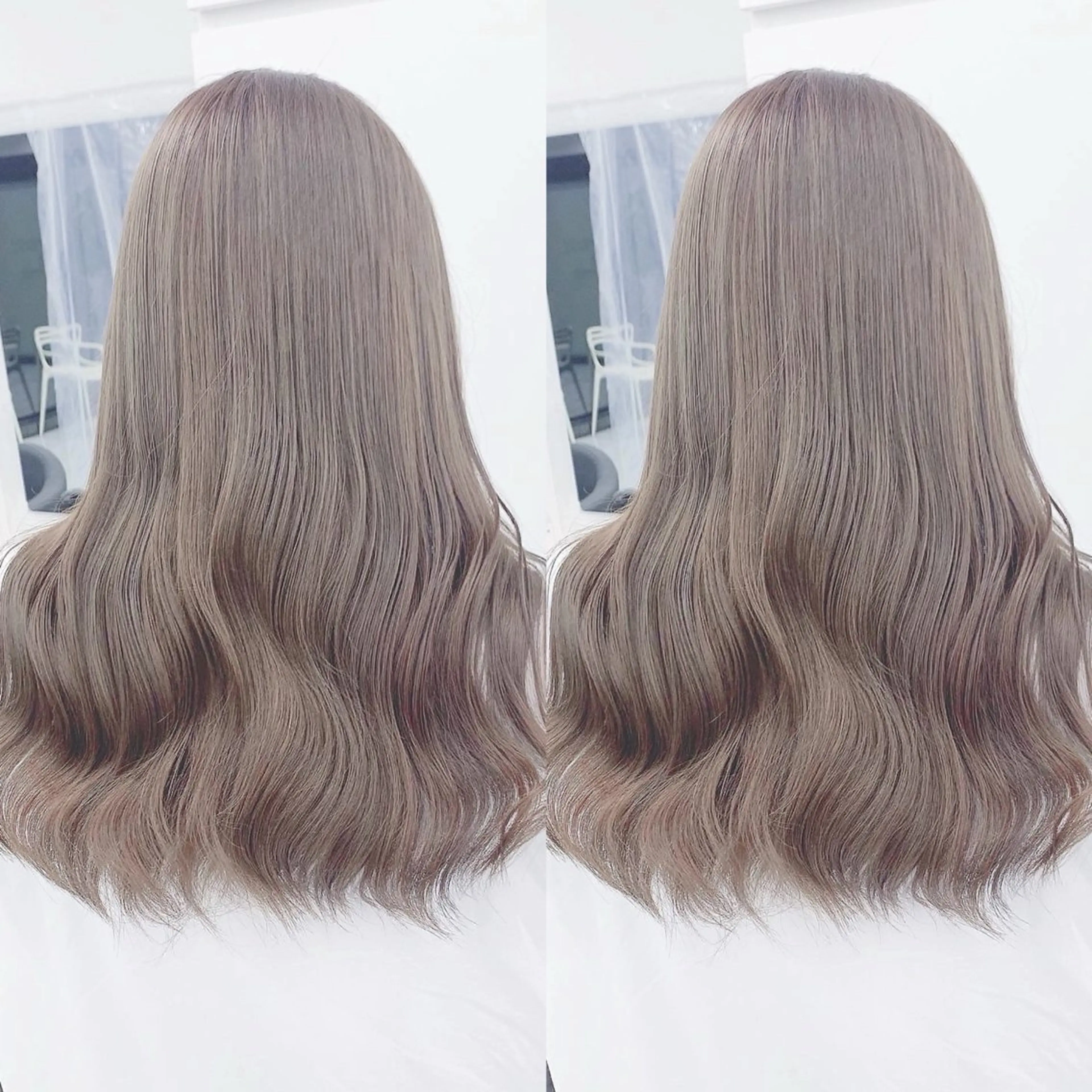 セミロング ヘアカラー 🇰🇷韓国ヘア特化 ヒロキ🇰🇷のヘアスタイル