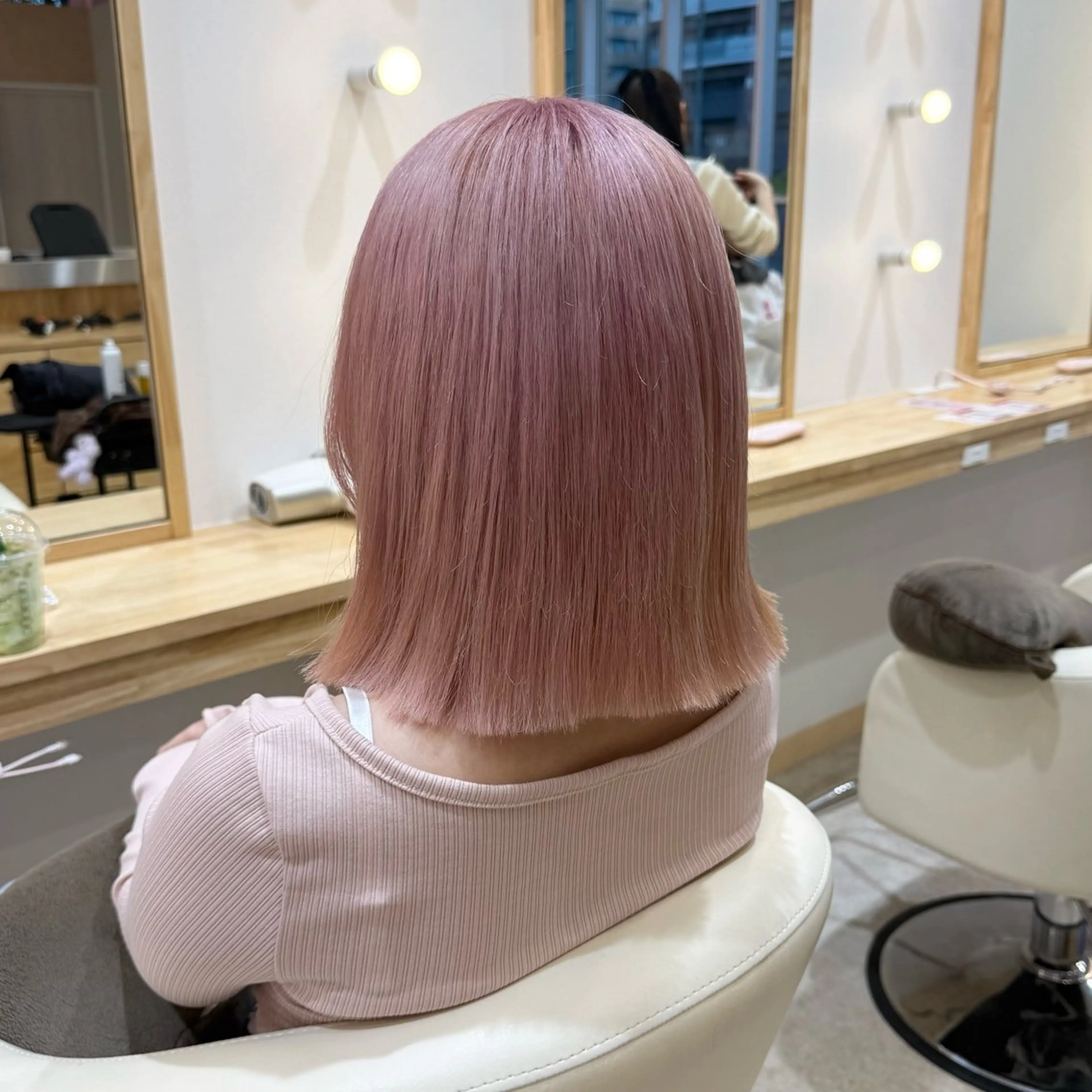 ミディアム カラー カット ヘアカラー トリートメント 柔らかいcolor ¦韓国¦🩰マユ🩰のヘアスタイル