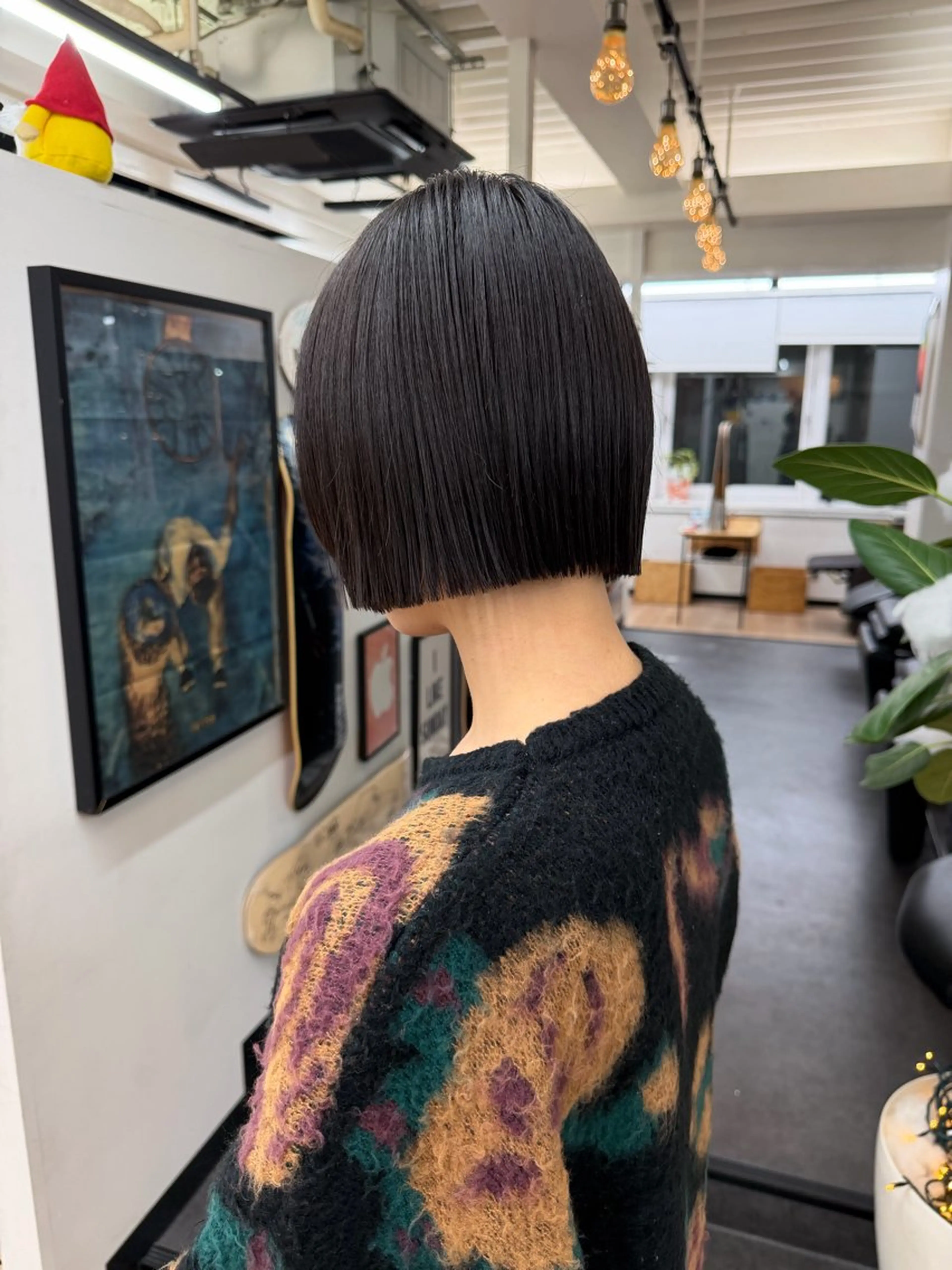 ミディアム layer・bob カット/ YURIのヘアスタイル