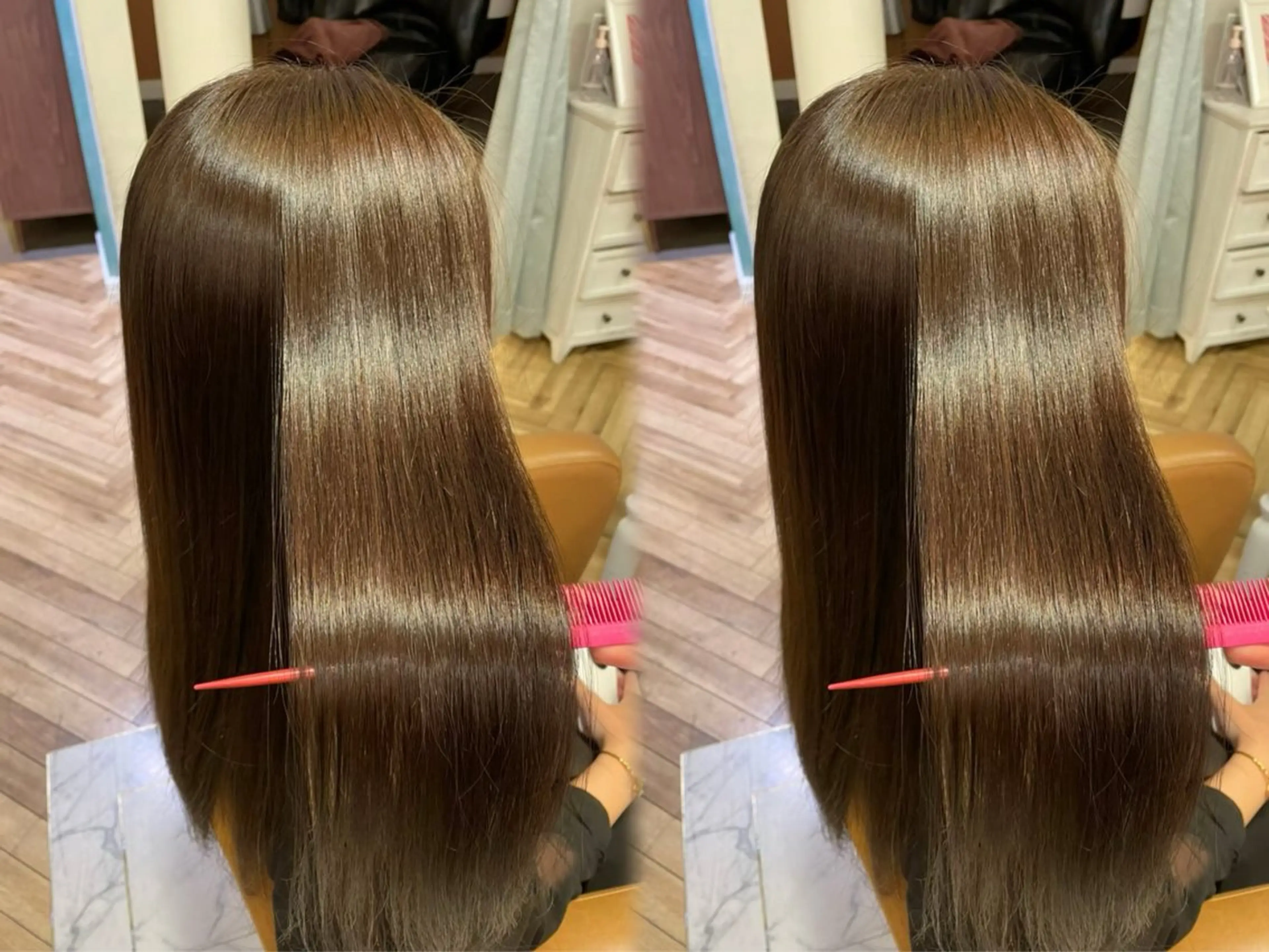 ロング 縮毛矯正 トリートメント カット 縮毛矯正 トリートメント 巻ける縮毛矯正✨ ボブ/ショートともきのヘアスタイル