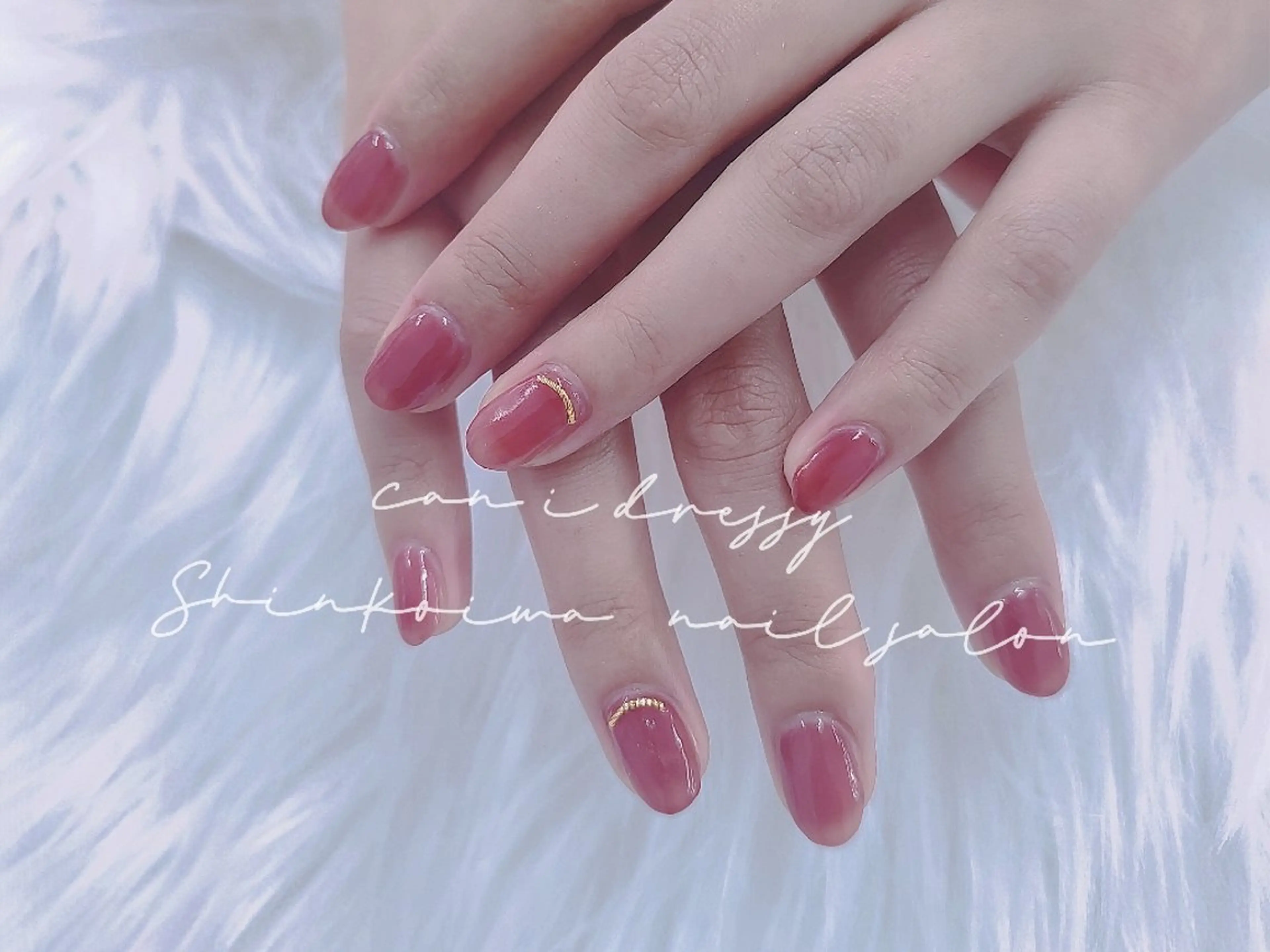 ネイル ワンカラーネイル キャンアイドレッシー 新小岩のネイルデザイン