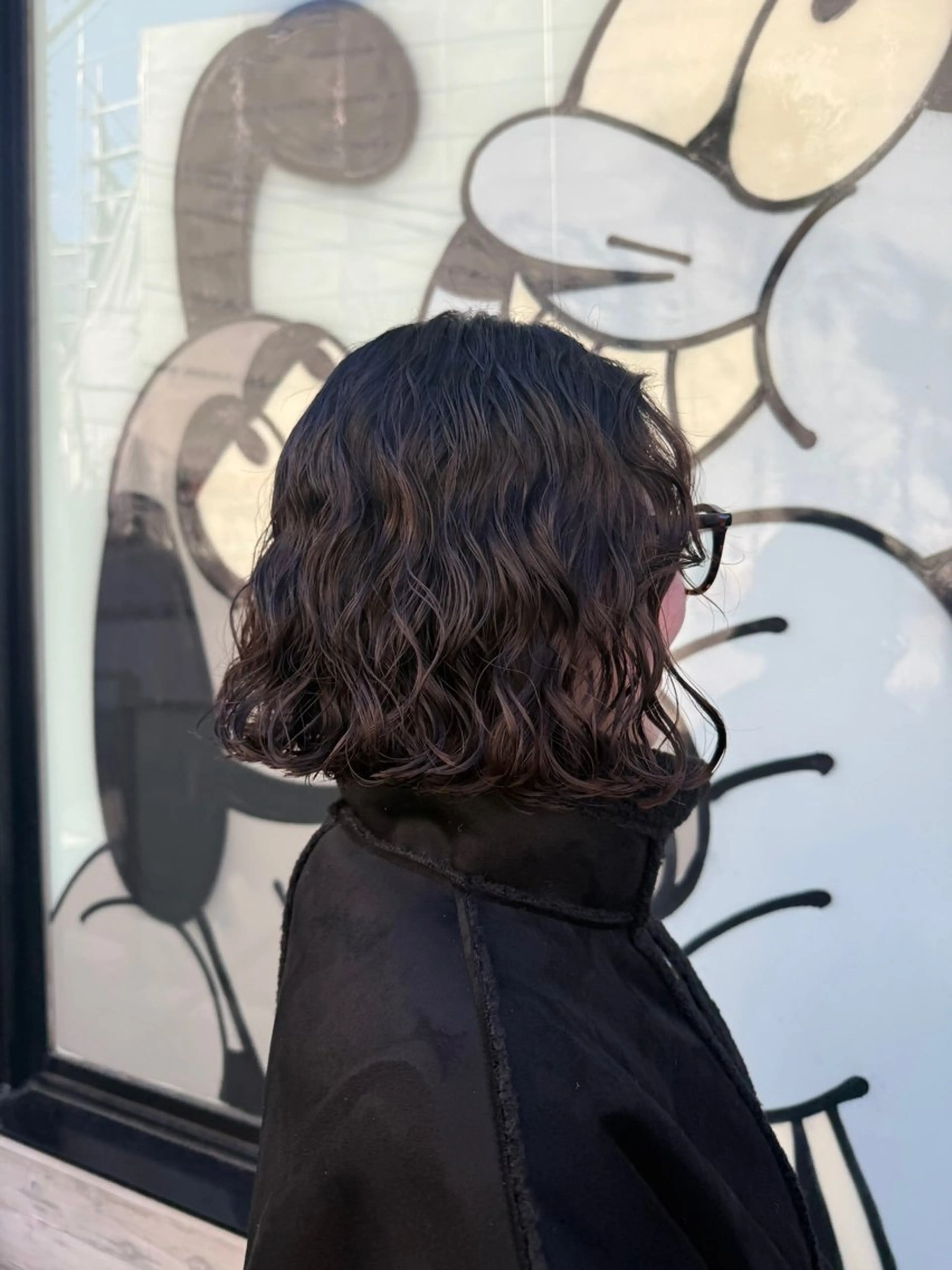 ミディアム カット パーマ トリートメント デジタルパーマ/ ウェーブパーマ/神野のヘアスタイル