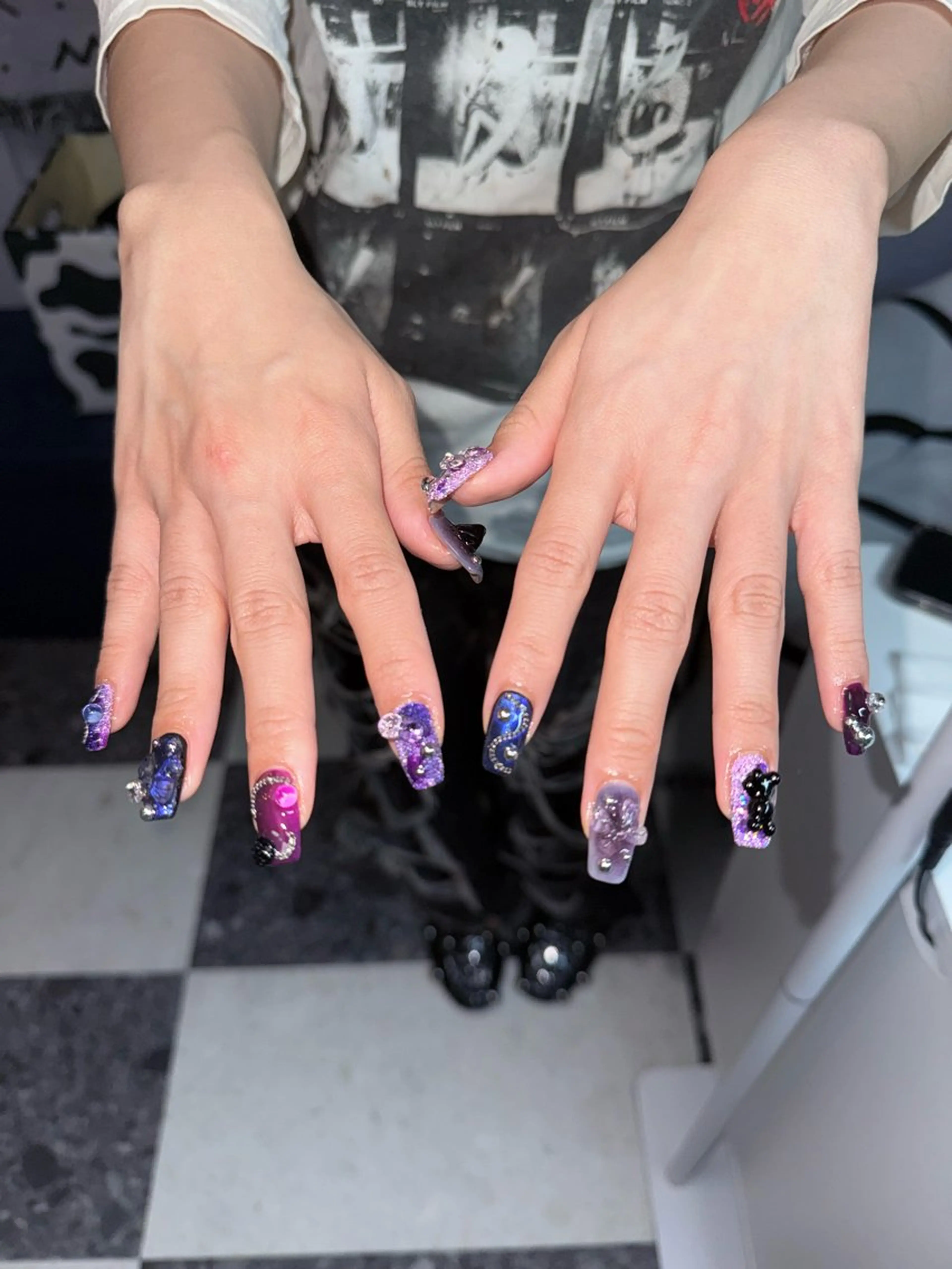 ネイル ニュアンスネイル シンプルネイル ハンドネイル posa nail モエミのネイルデザイン