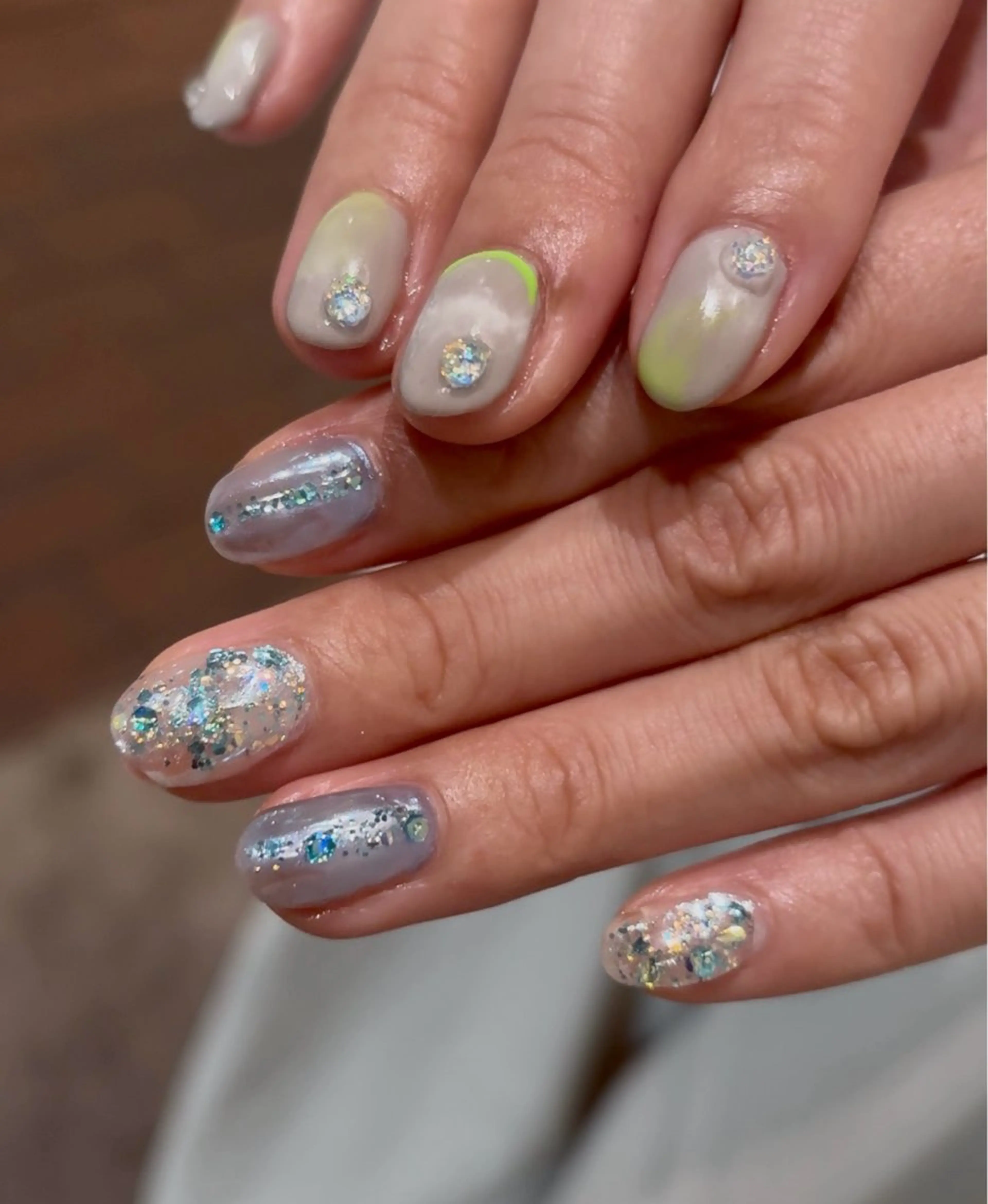 ネイル アートネイル ニュアンスネイル モンタナ nailのネイルデザイン