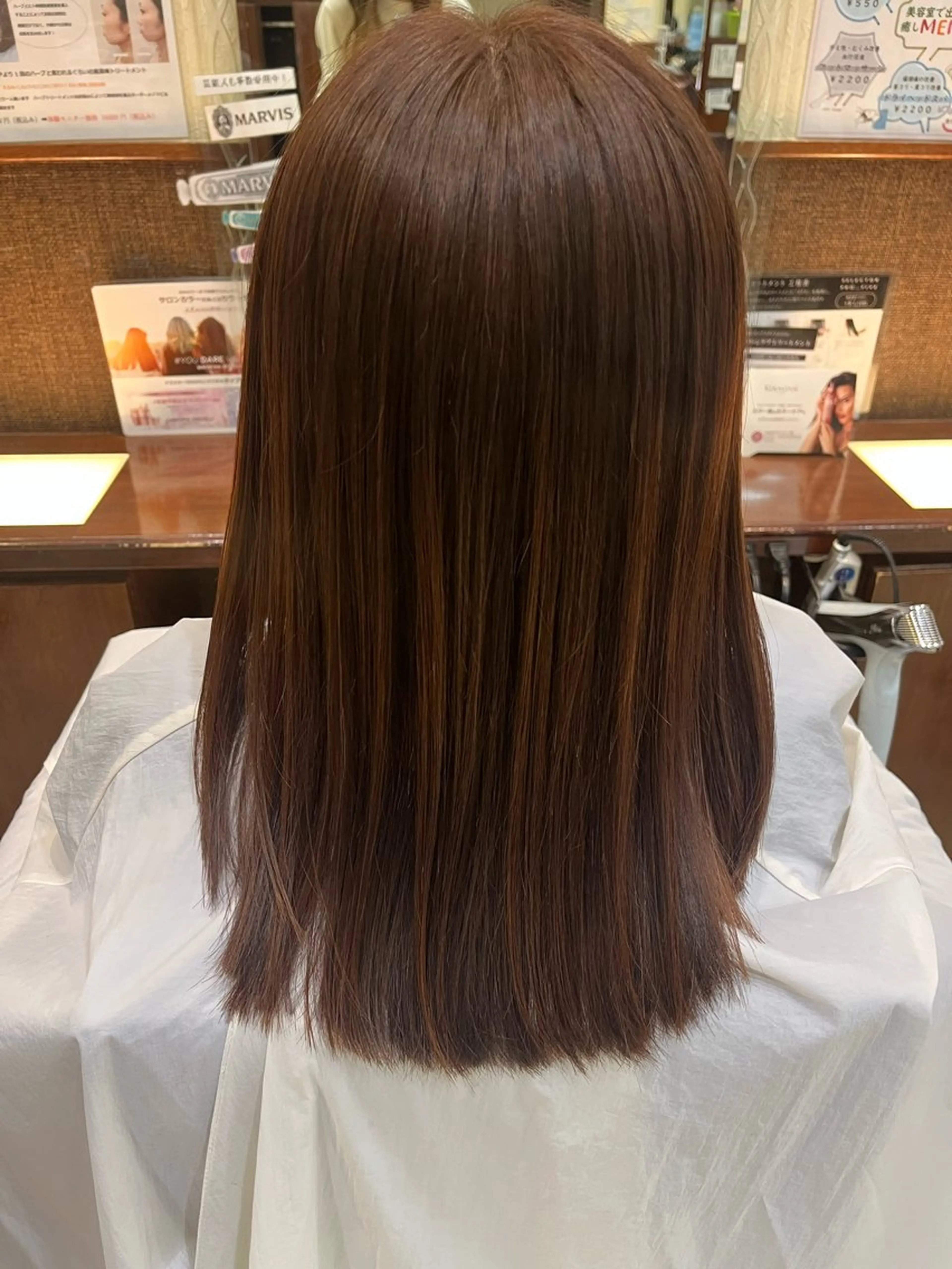 セミロング BENI鈎取 kanakoのヘアスタイル