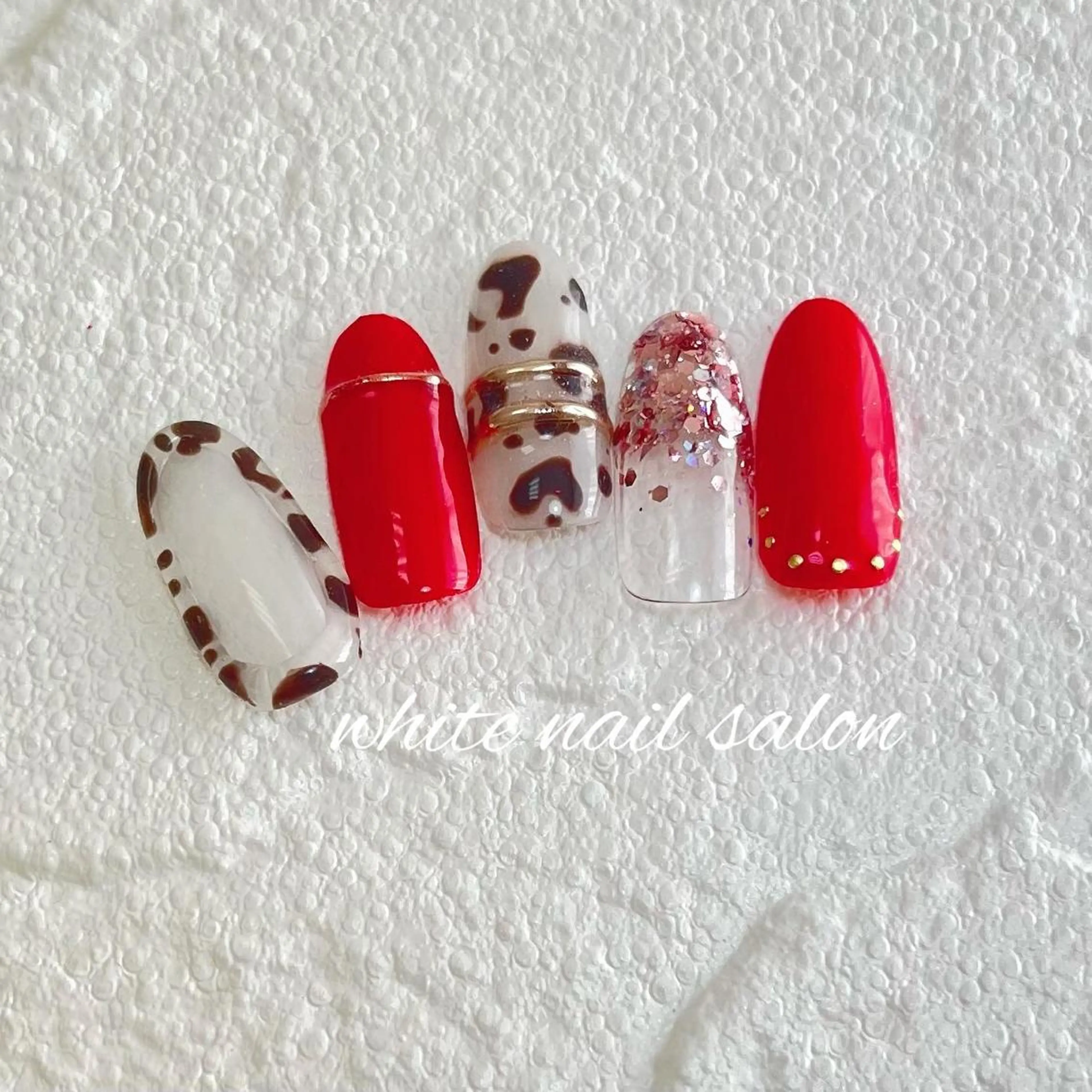 ネイル フットネイル ジェルネイル ハードジェル ラメ(グリッター) 持ち込み ハンドネイル white nail salonのネイルデザイン