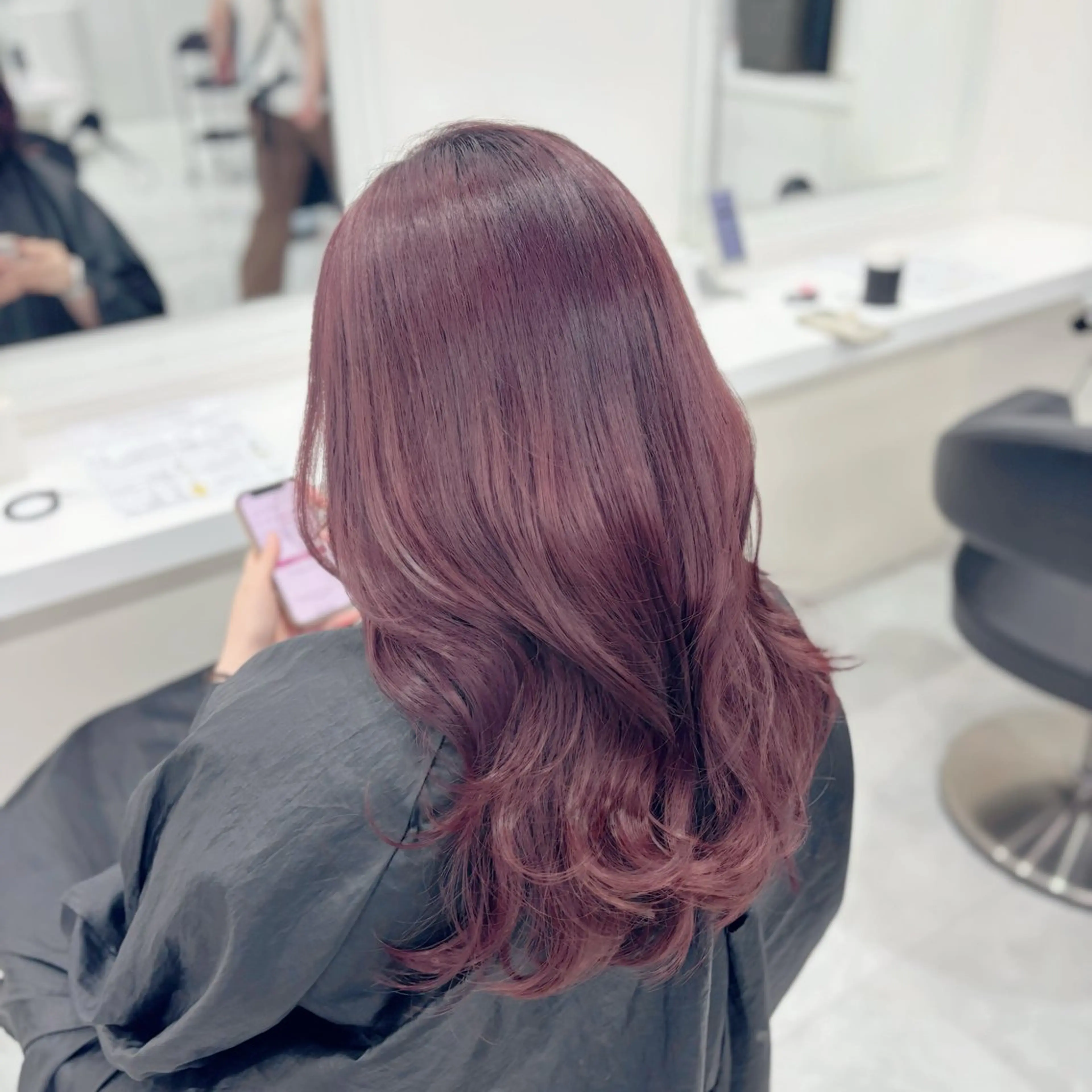 カラー ヘアカラー トリートメント 🎀ツヤ髪✖︎ 暖色🎀RYUKAのヘアスタイル