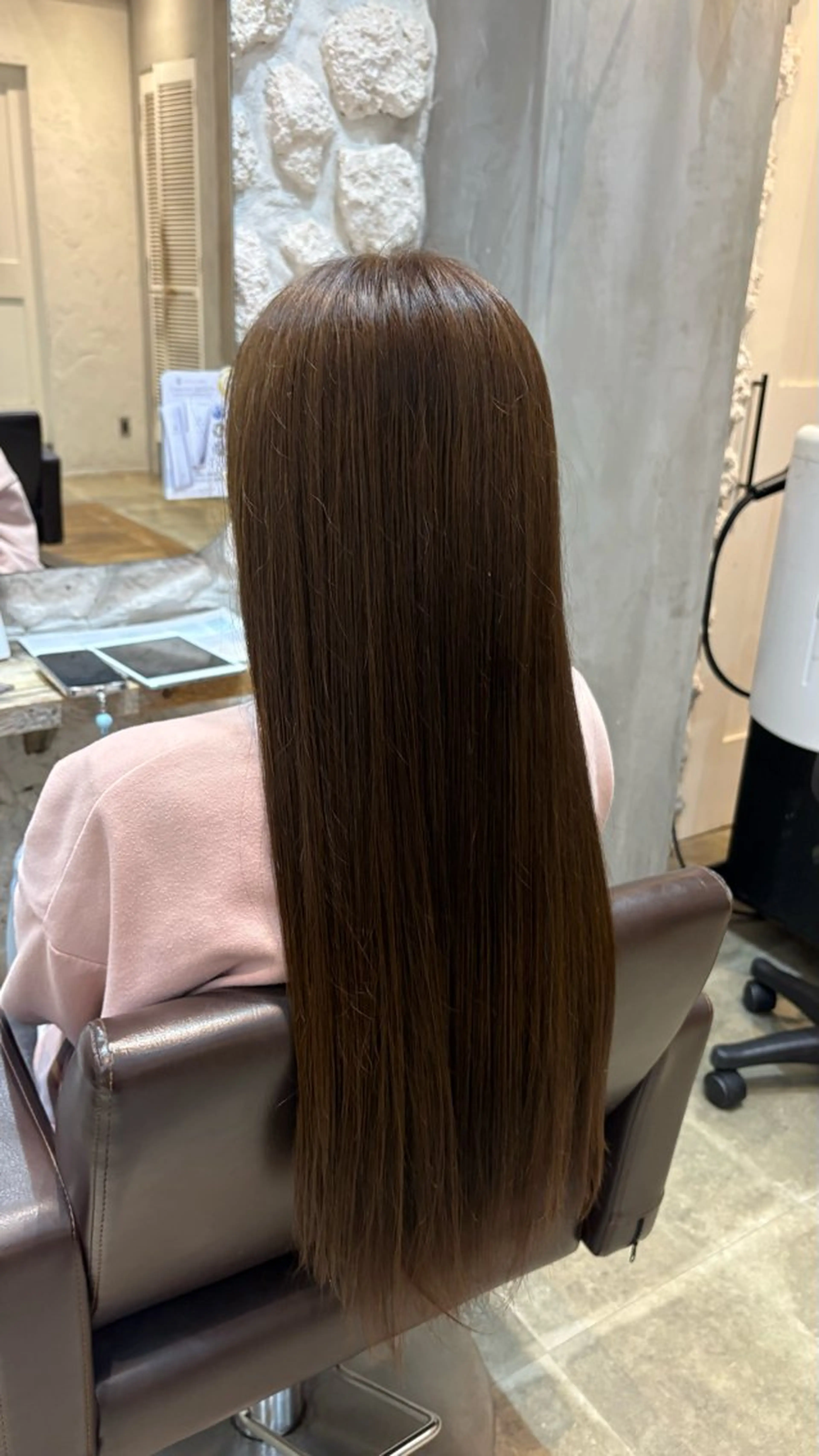 ロング ヘアカラー 綱島☁️ 島崎愛里のヘアスタイル