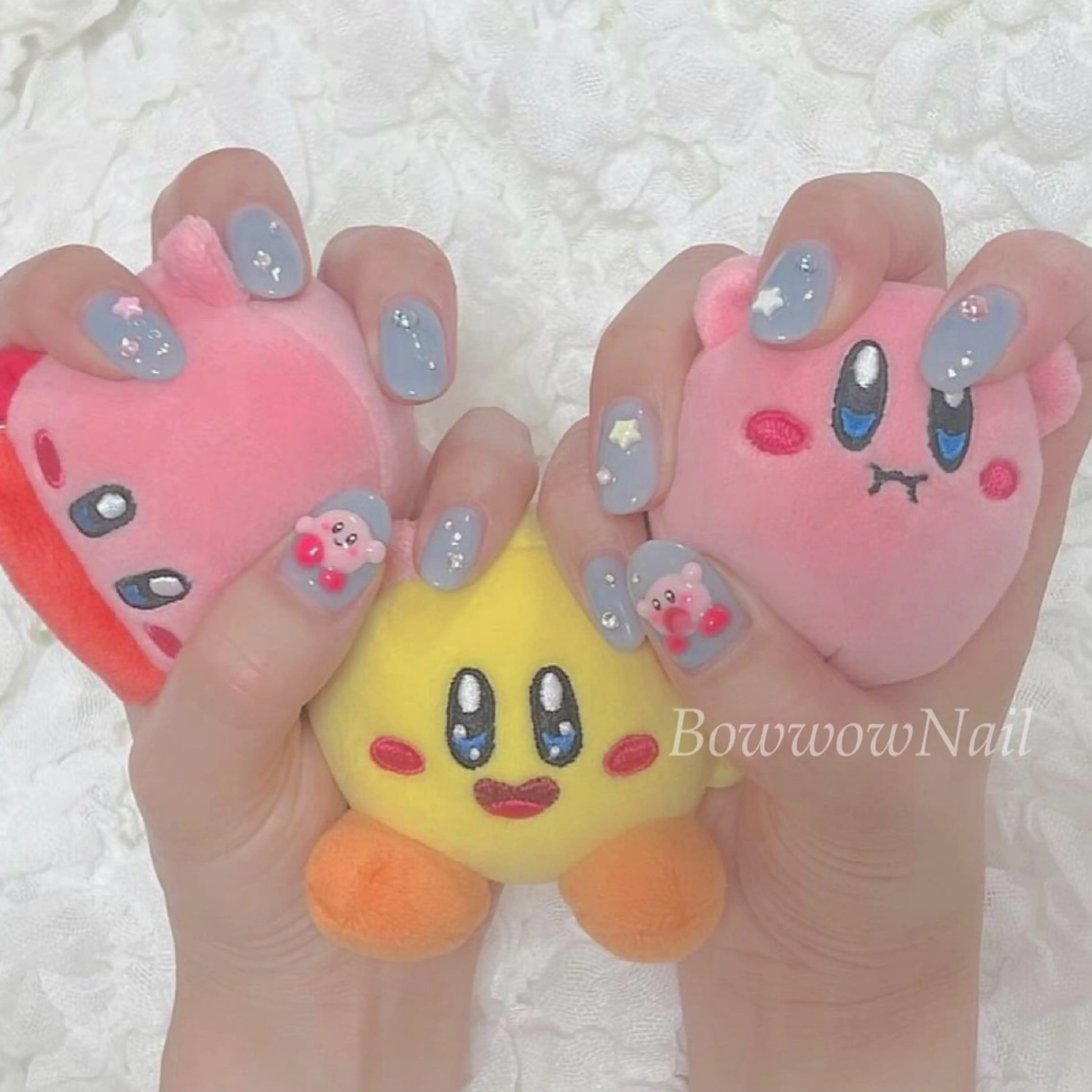 ネイル 韓国ネイル Bow wow Nail さや🧸のネイルデザイン