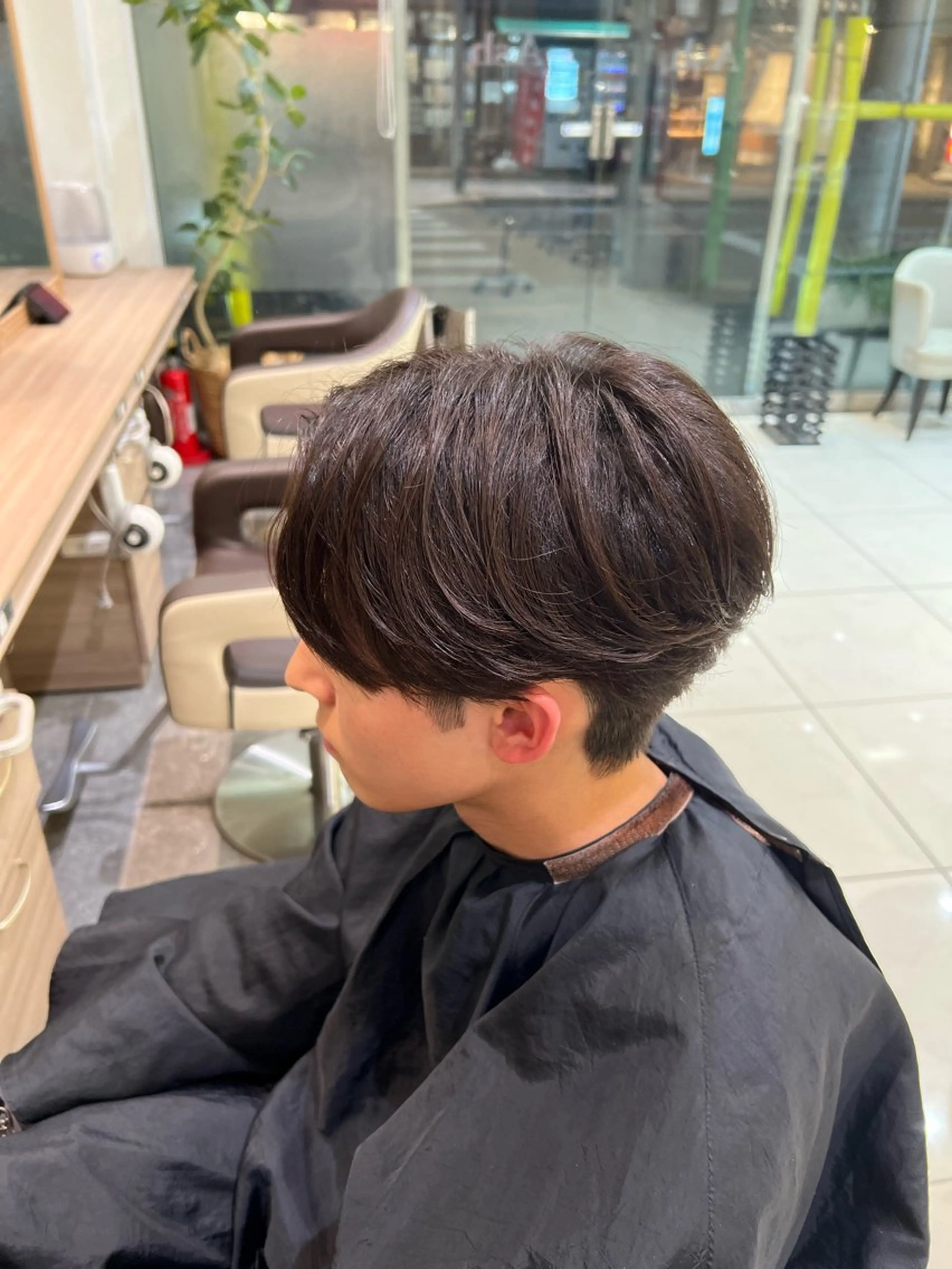 パーマ メンズ カット パーマ SENA 再現性 パーマと縮毛矯正のヘアスタイル