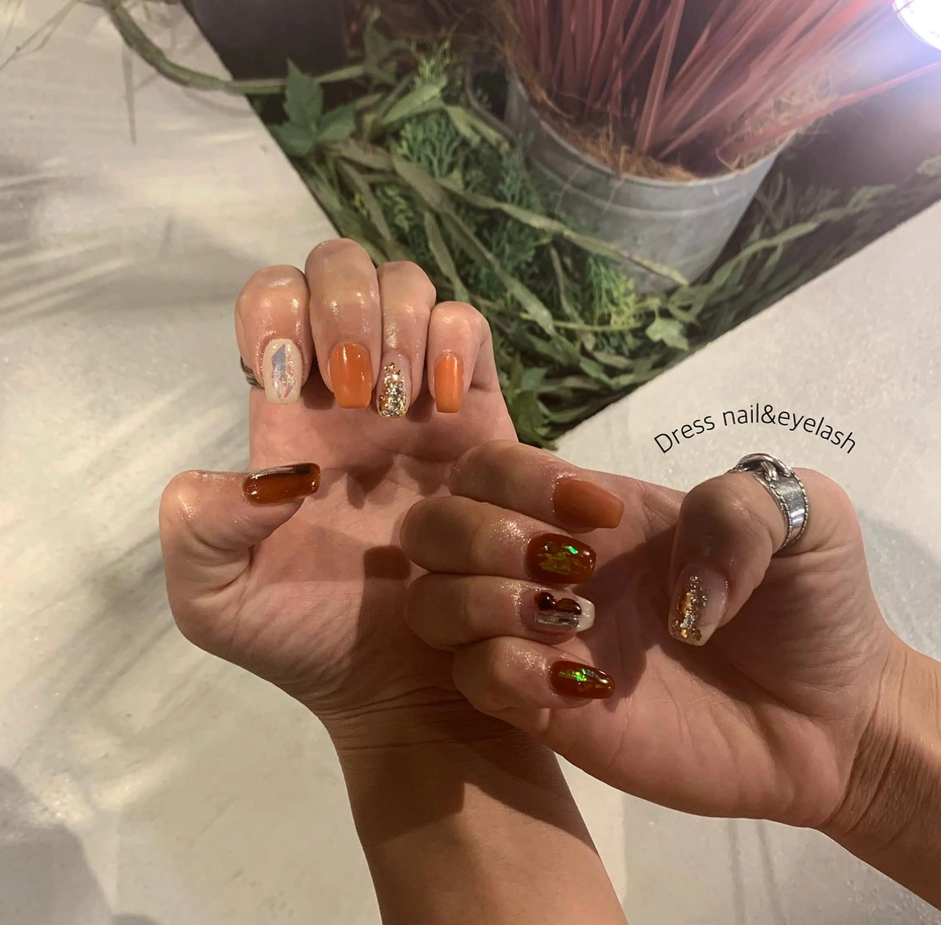 ネイル ハンドネイル にしぐち はるかのネイルデザイン