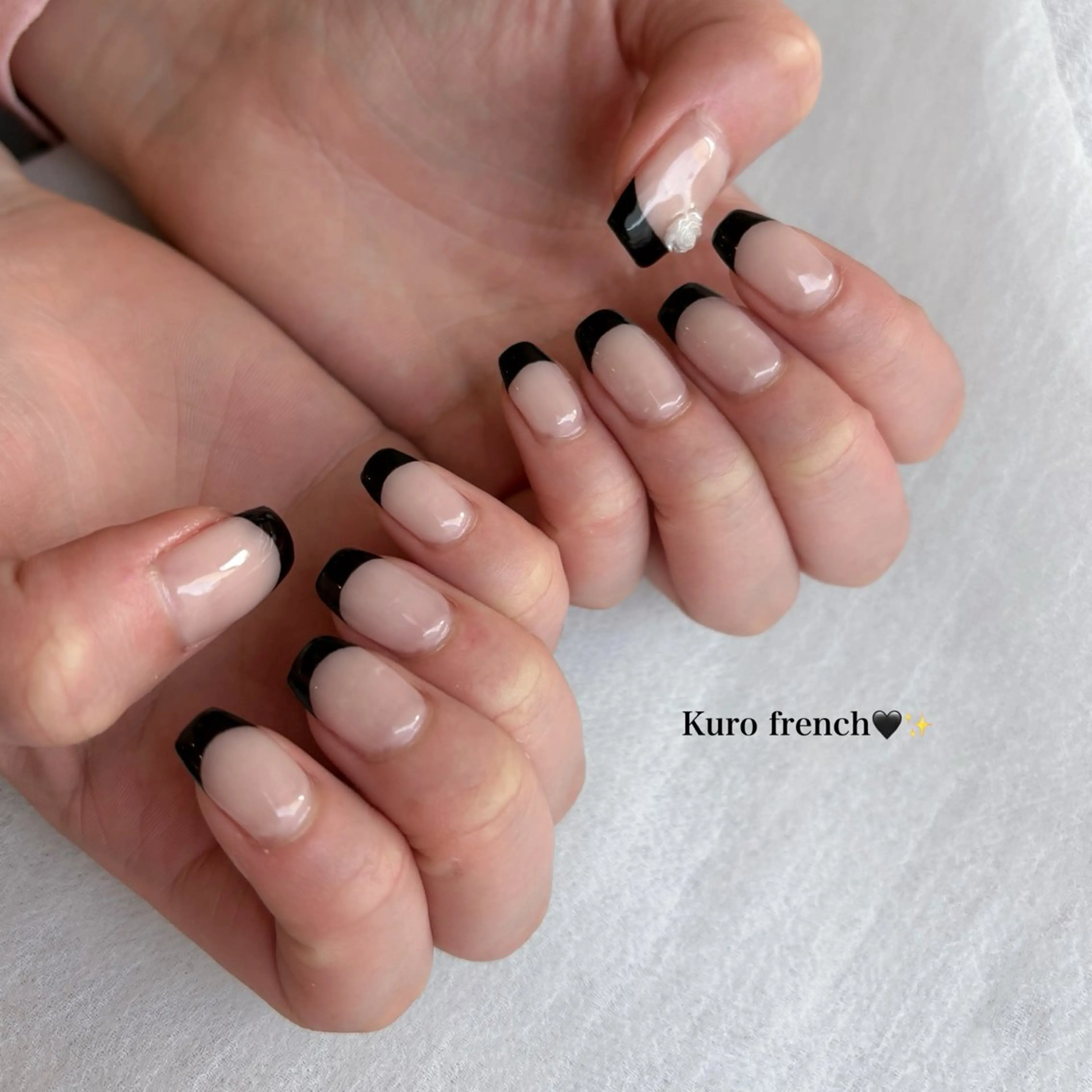 ネイル フレンチネイル Rich+nail Mayuのネイルデザイン