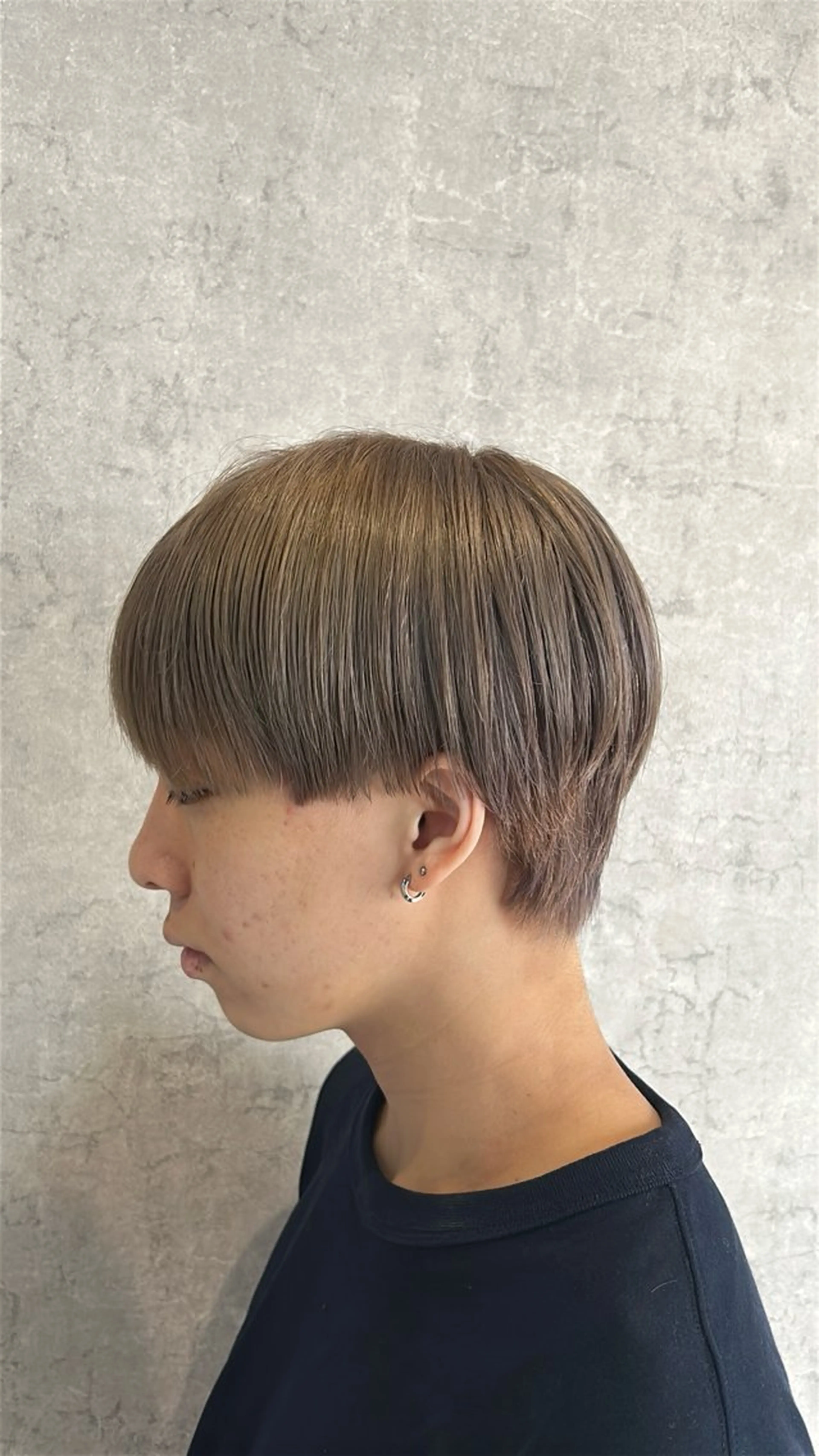 カラー グレージュ 🐺似合わせ🐺 青山健誠のヘアスタイル