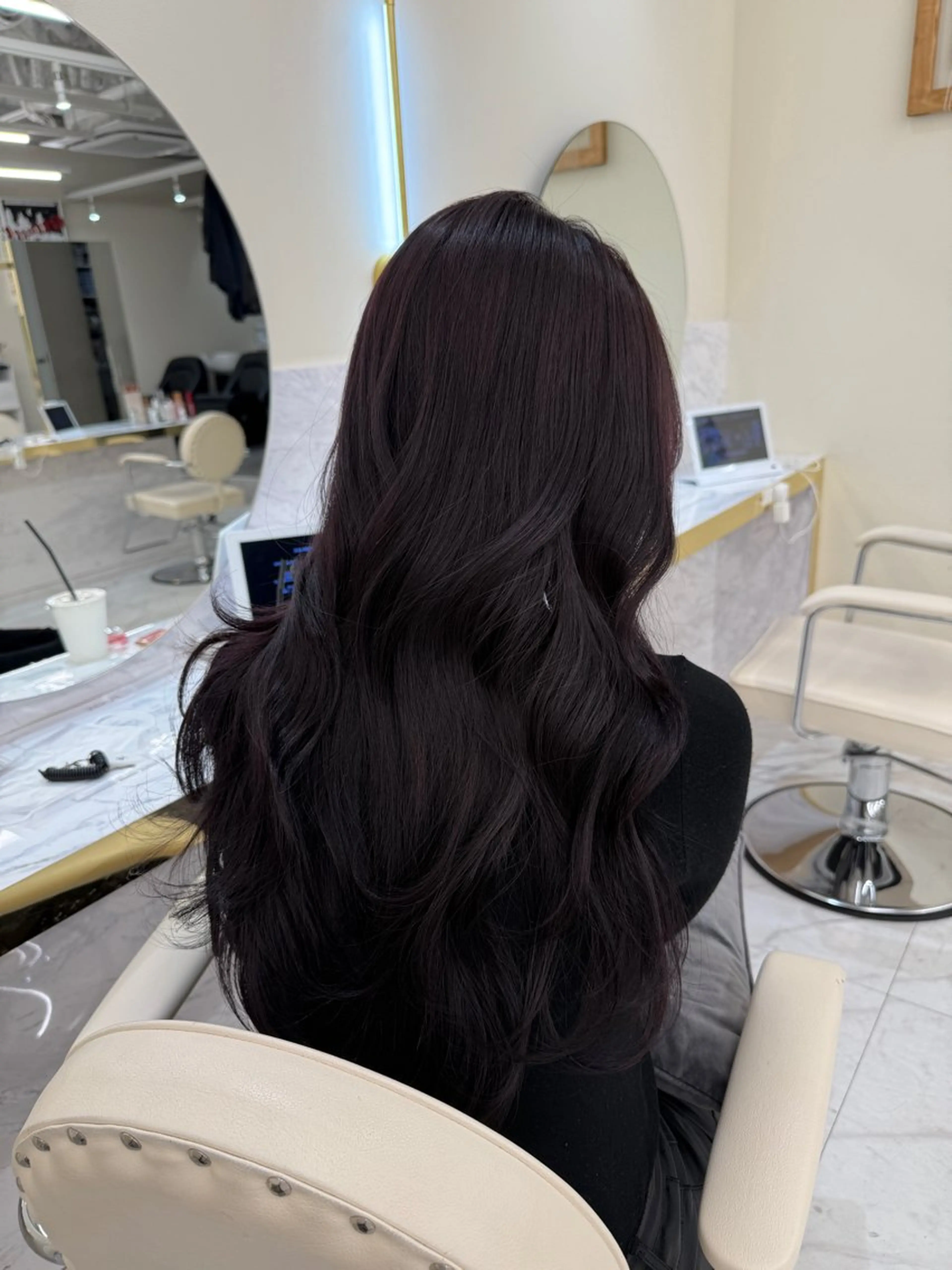 ロング カラー ブラウンカラー 透明感カラー レッドカラー レッドブラウン ヘアカラー 韓国ヘア🇰🇷艶 カラー/sakuraのヘアスタイル