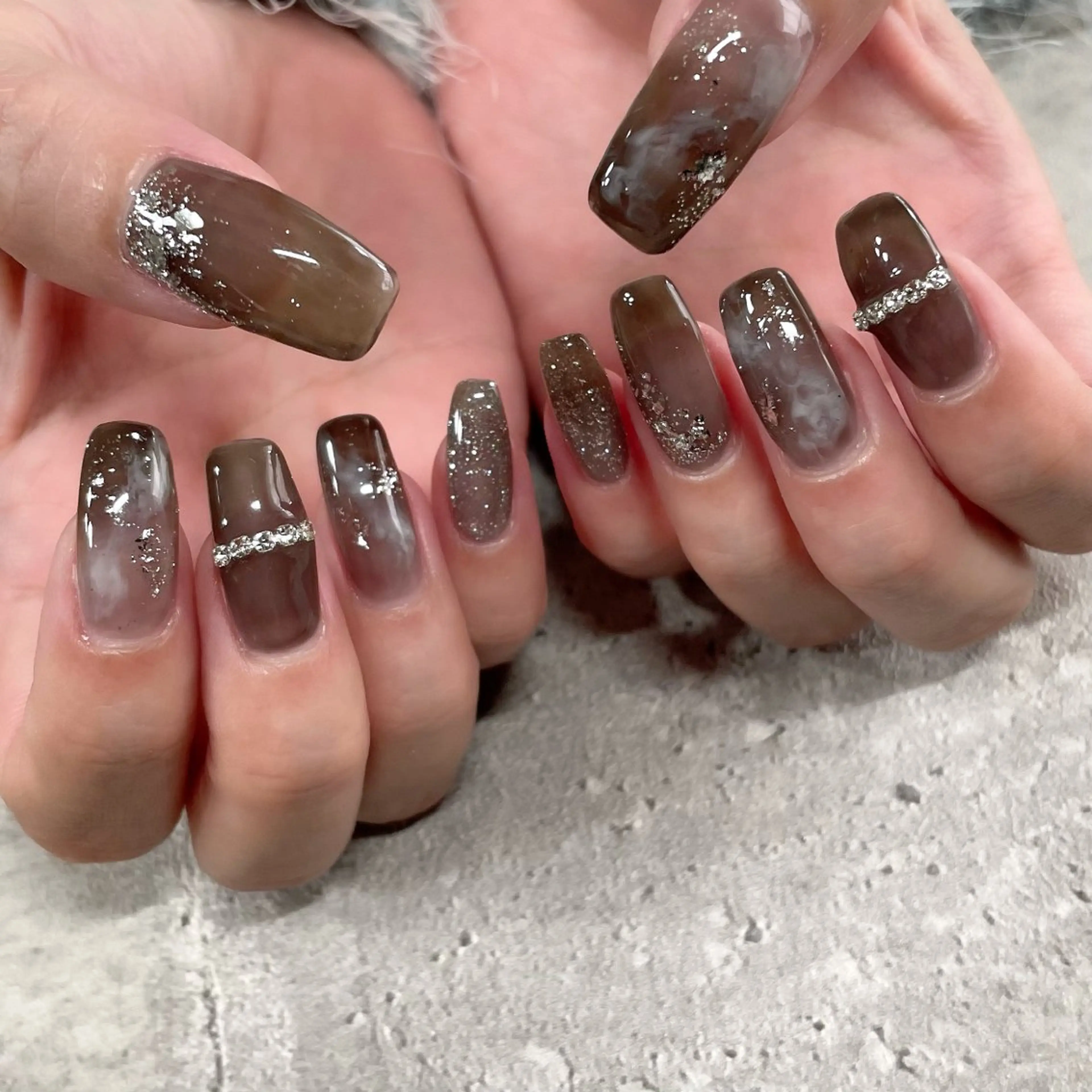 ネイル ジェルネイル 東 千夏のネイルデザイン