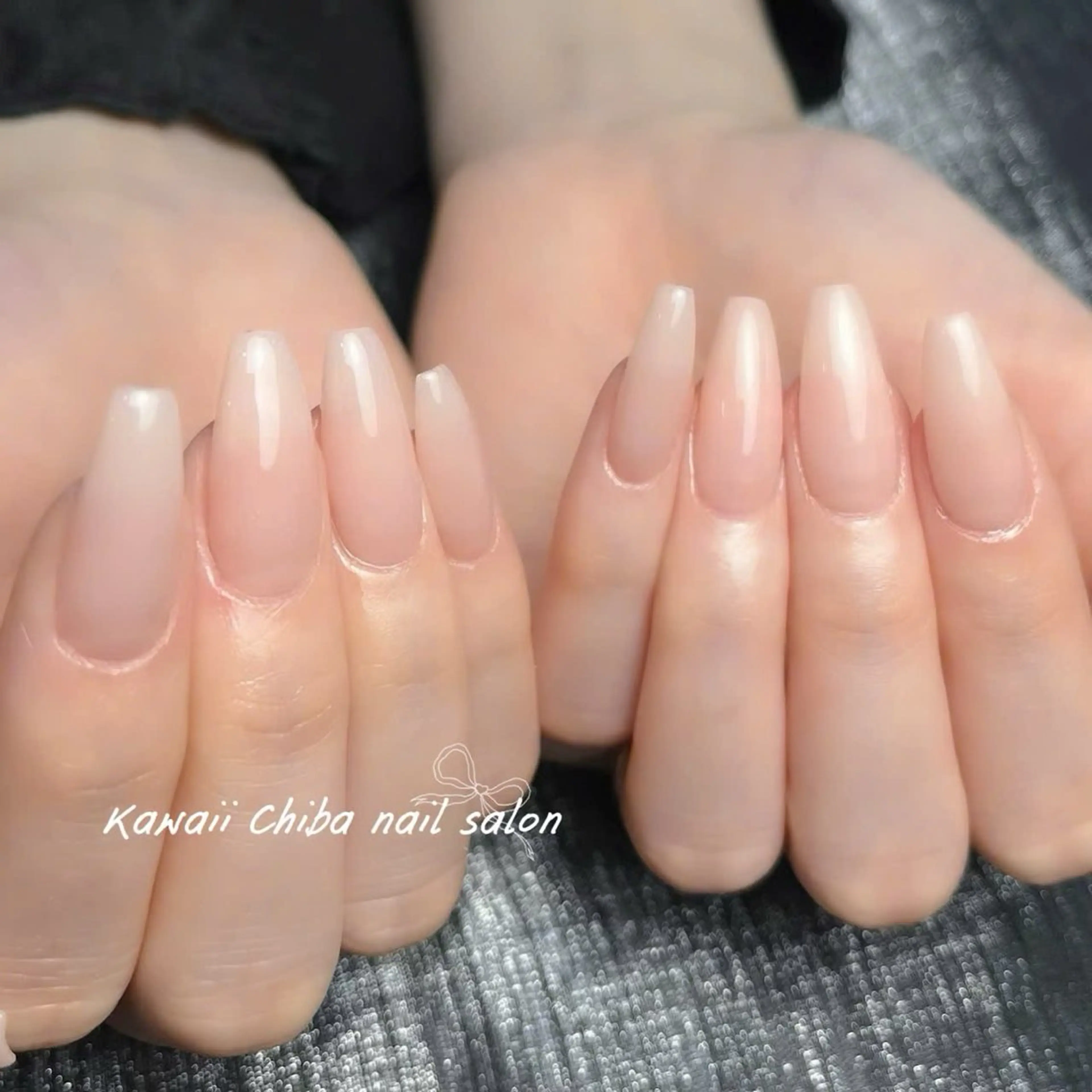 ネイル 長さ出し フラワーネイル キラキラネイル 韓国ネイル ロングネイル Kawaii _Nailのネイルデザイン