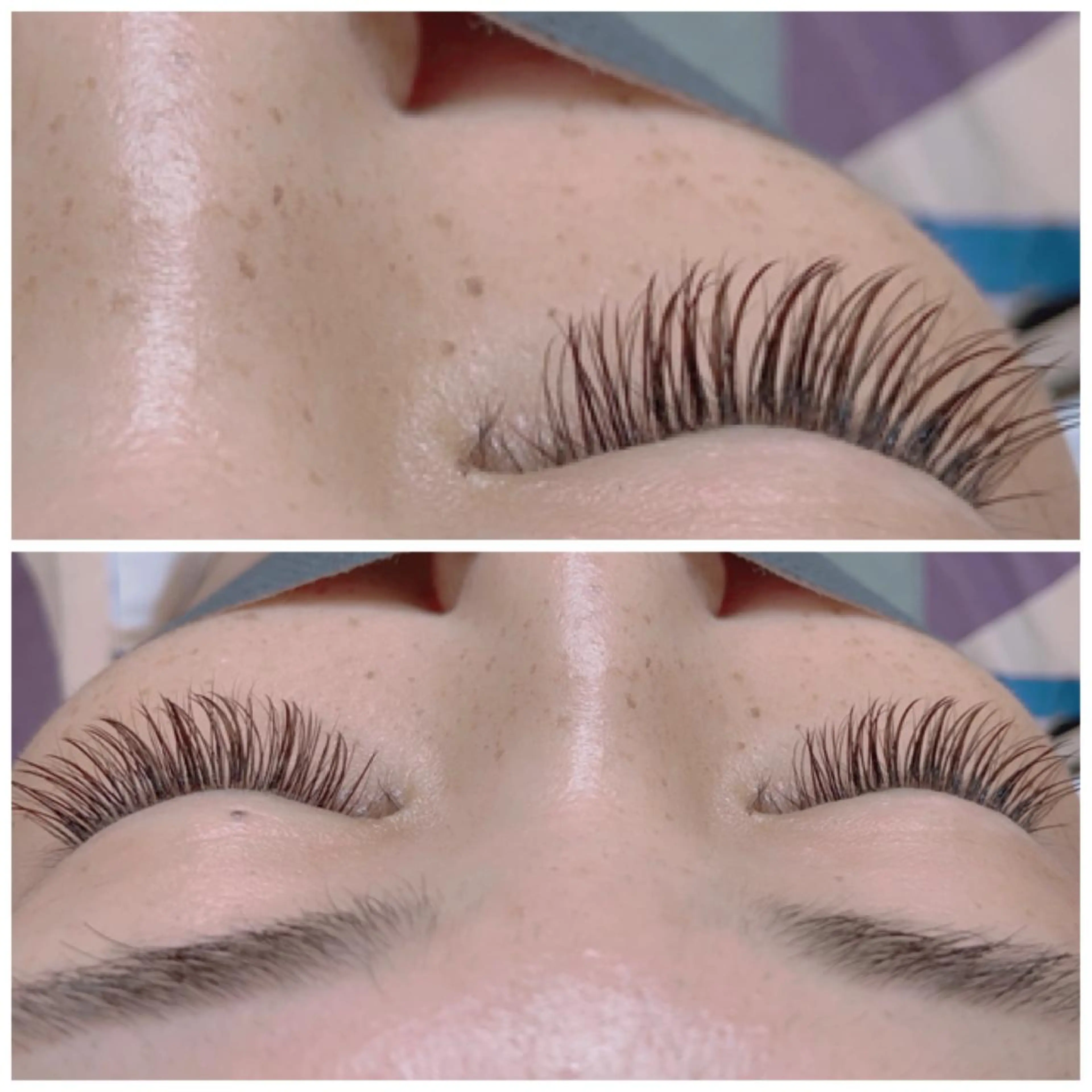 マツエク・マツパ カラーマツエク フラットラッシュ 韓国風マツエク ナチュラル パリジェンヌラッシュリフト オーダーメイドまつげ ＆まゆげ.RIKAのマツエク・マツパデザイン