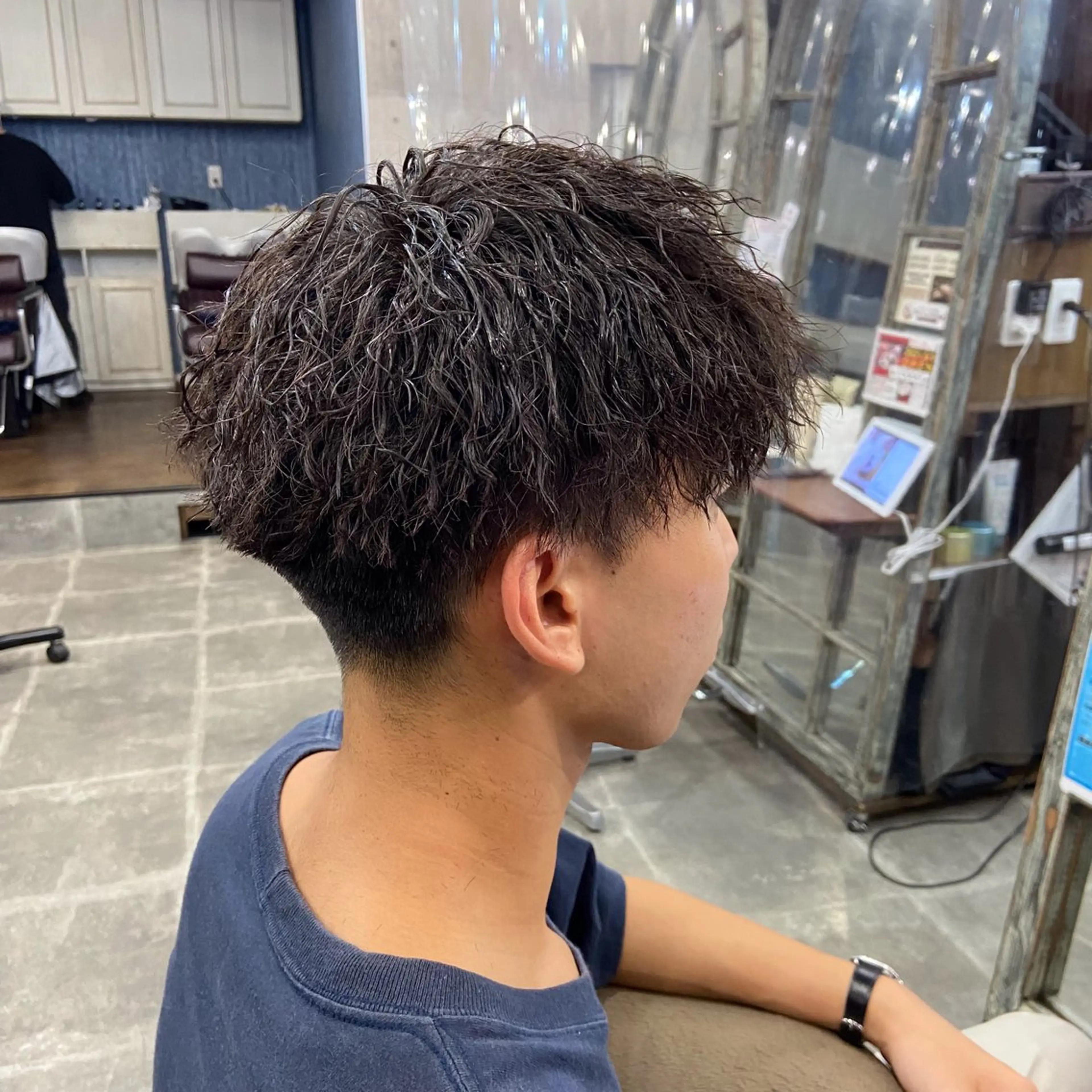 パーマ メンズ カット パーマ メンズ限定価格✨ Joule銀座のヘアスタイル