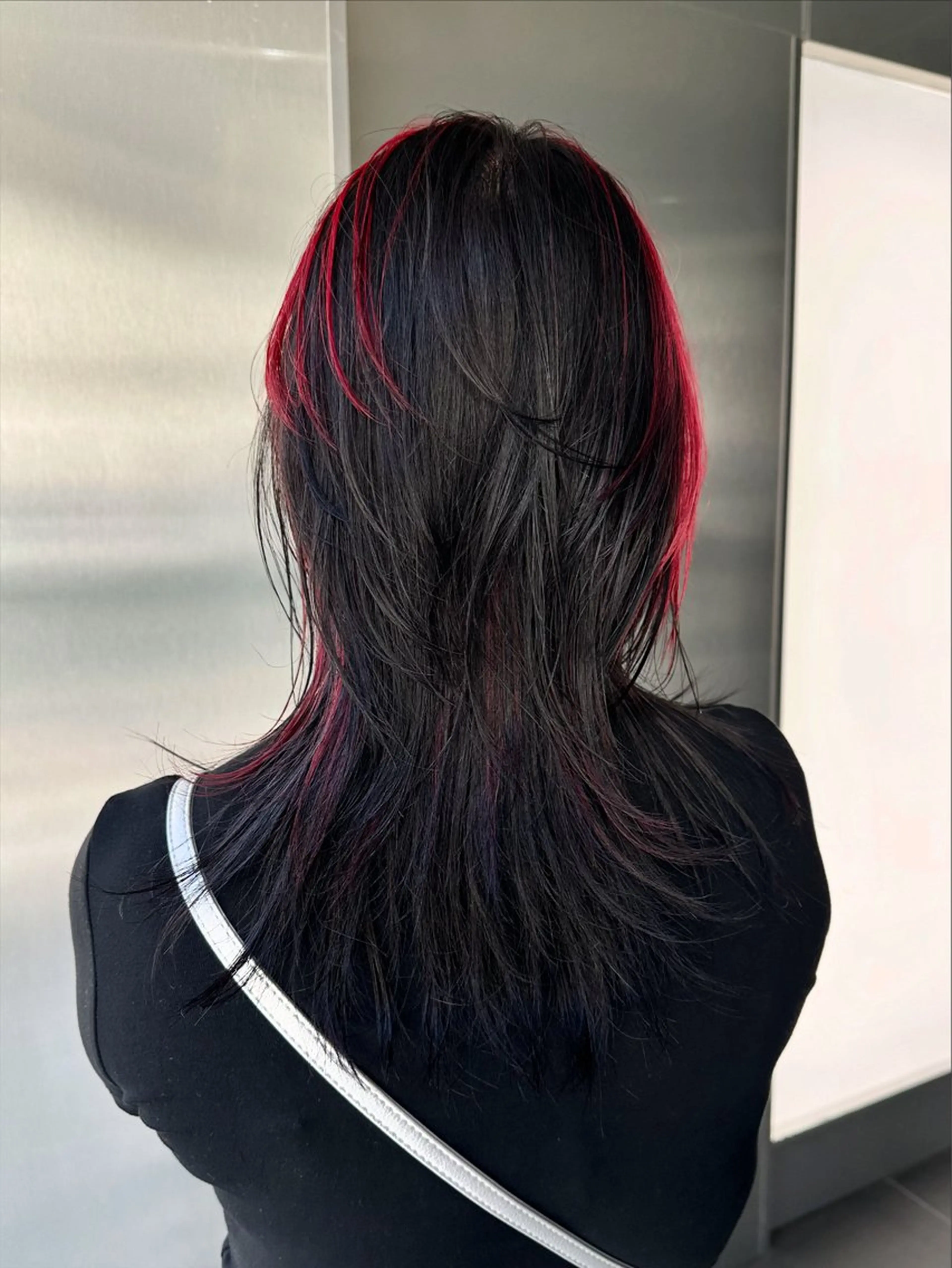 セミロング カラー カット ヘアカラー トリートメント ケアブリーチ特化✨/ 艶カラー/エクステのヘアスタイル