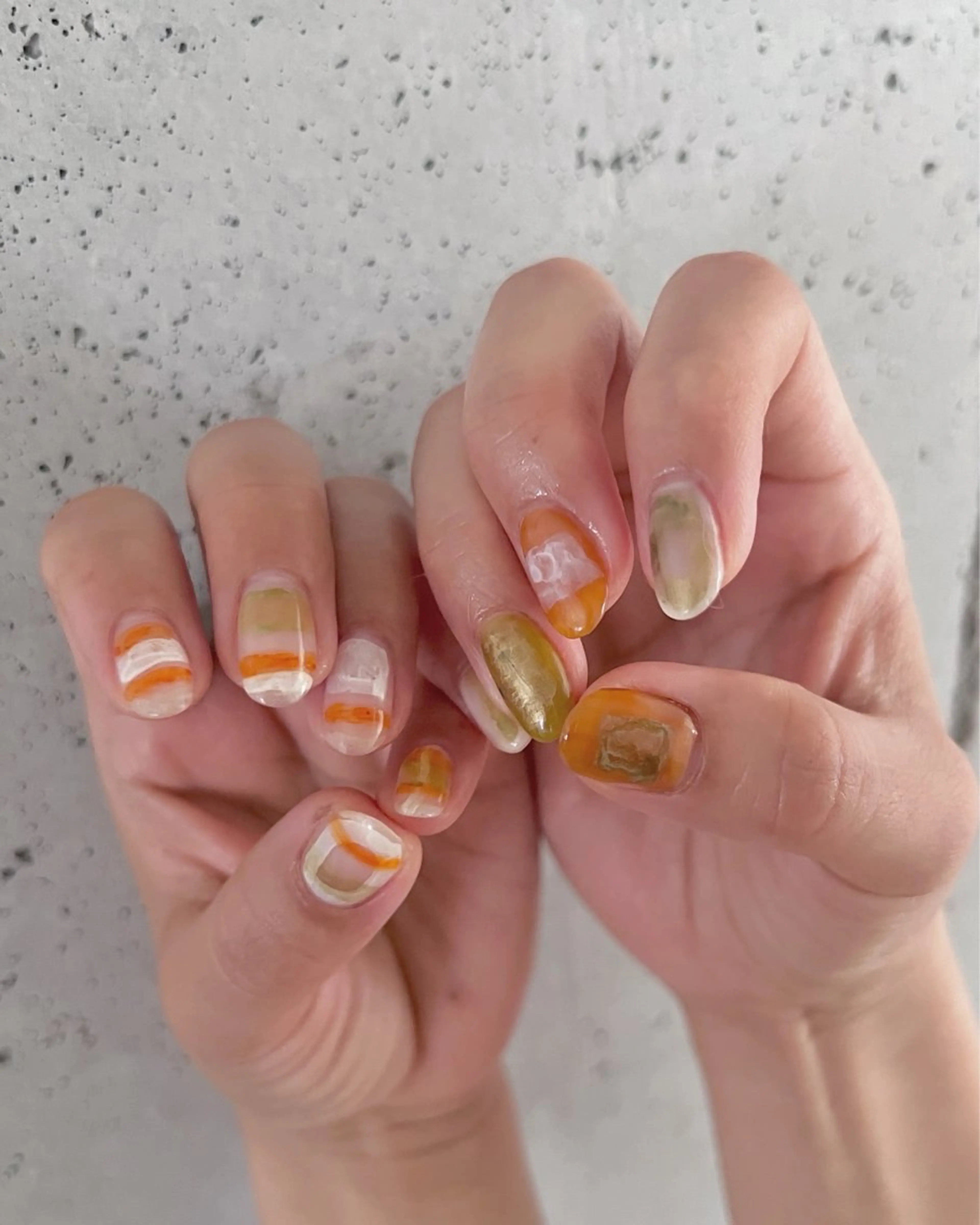 ネイル ハンドネイル 深田 美雪のネイルデザイン