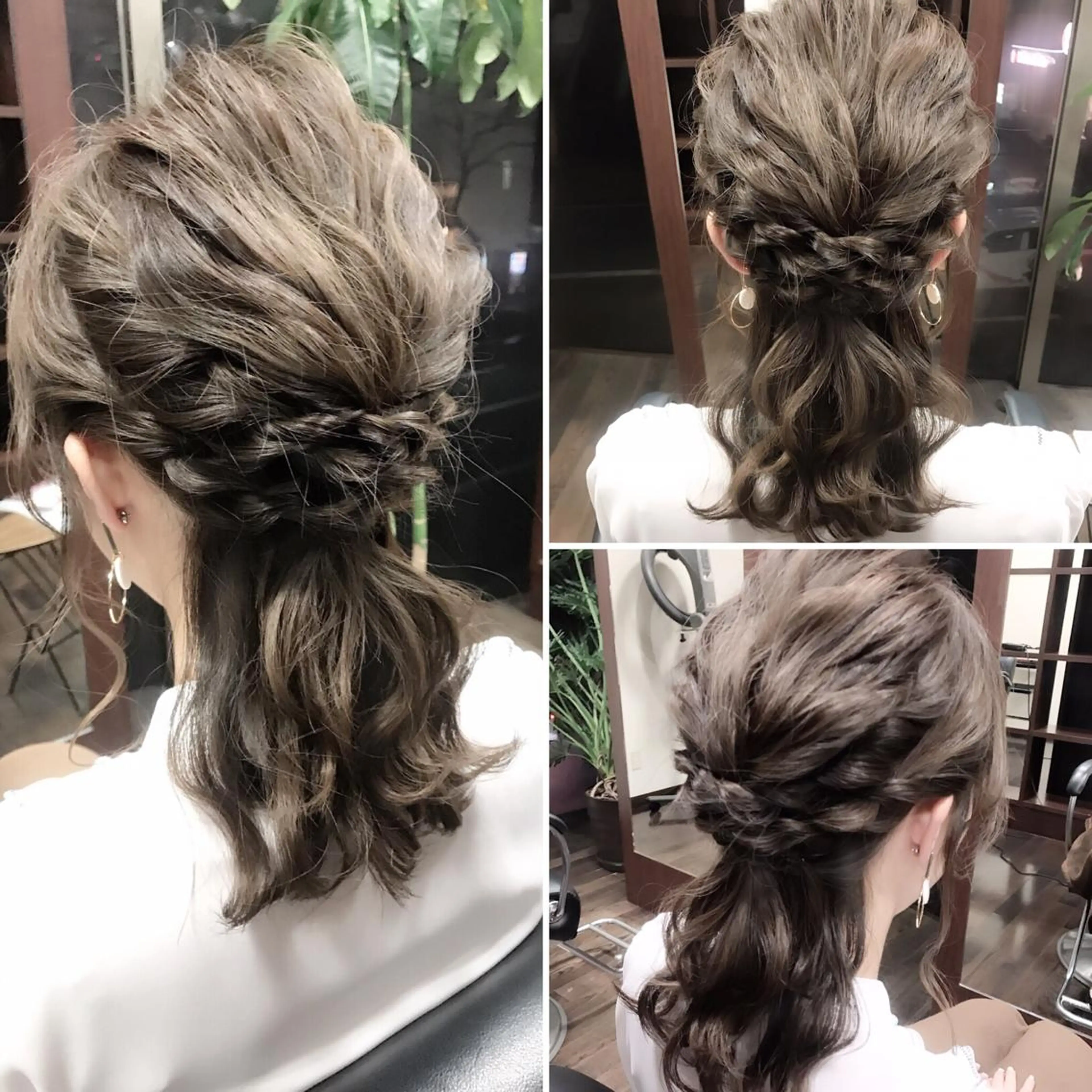 ミディアム セミロング ロング ヘアアレンジ 沢田 瞳のヘアスタイル