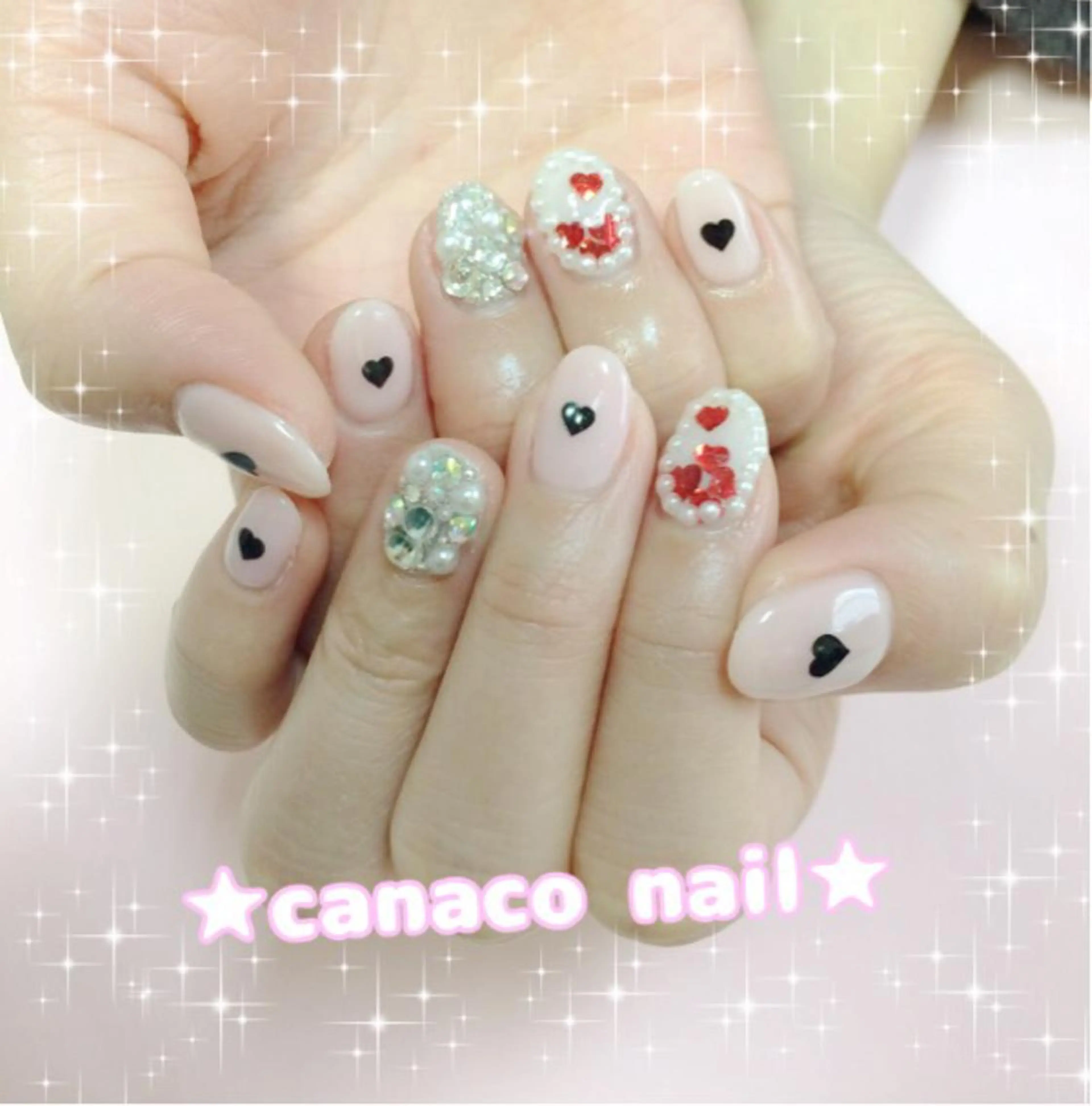 ネイル ハンドネイル ハンドケア ベテランネイル cnc  nailのネイルデザイン