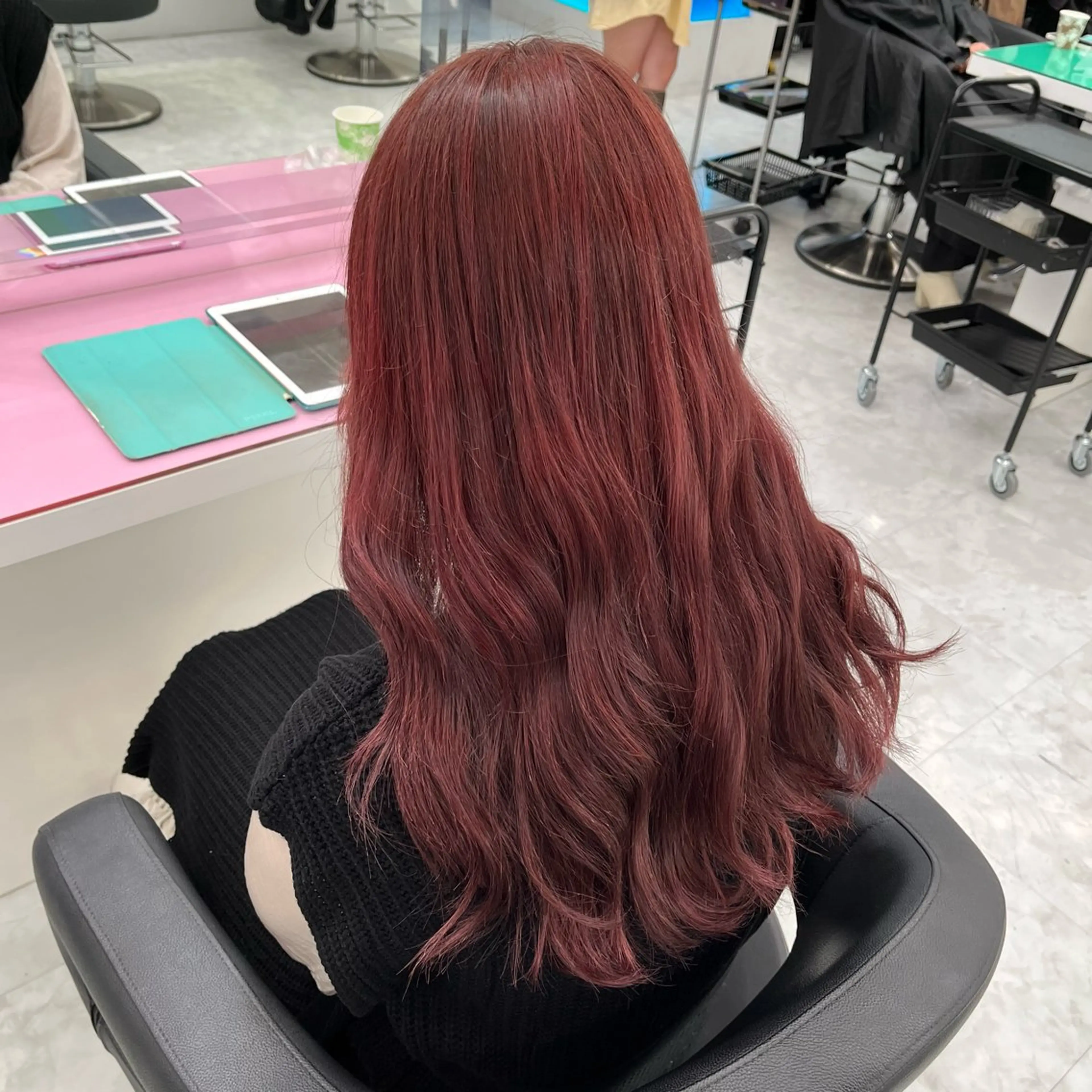 ロング カラー ヘアカラー トリートメント 川越ハイトーン🧸 Yumaのヘアスタイル