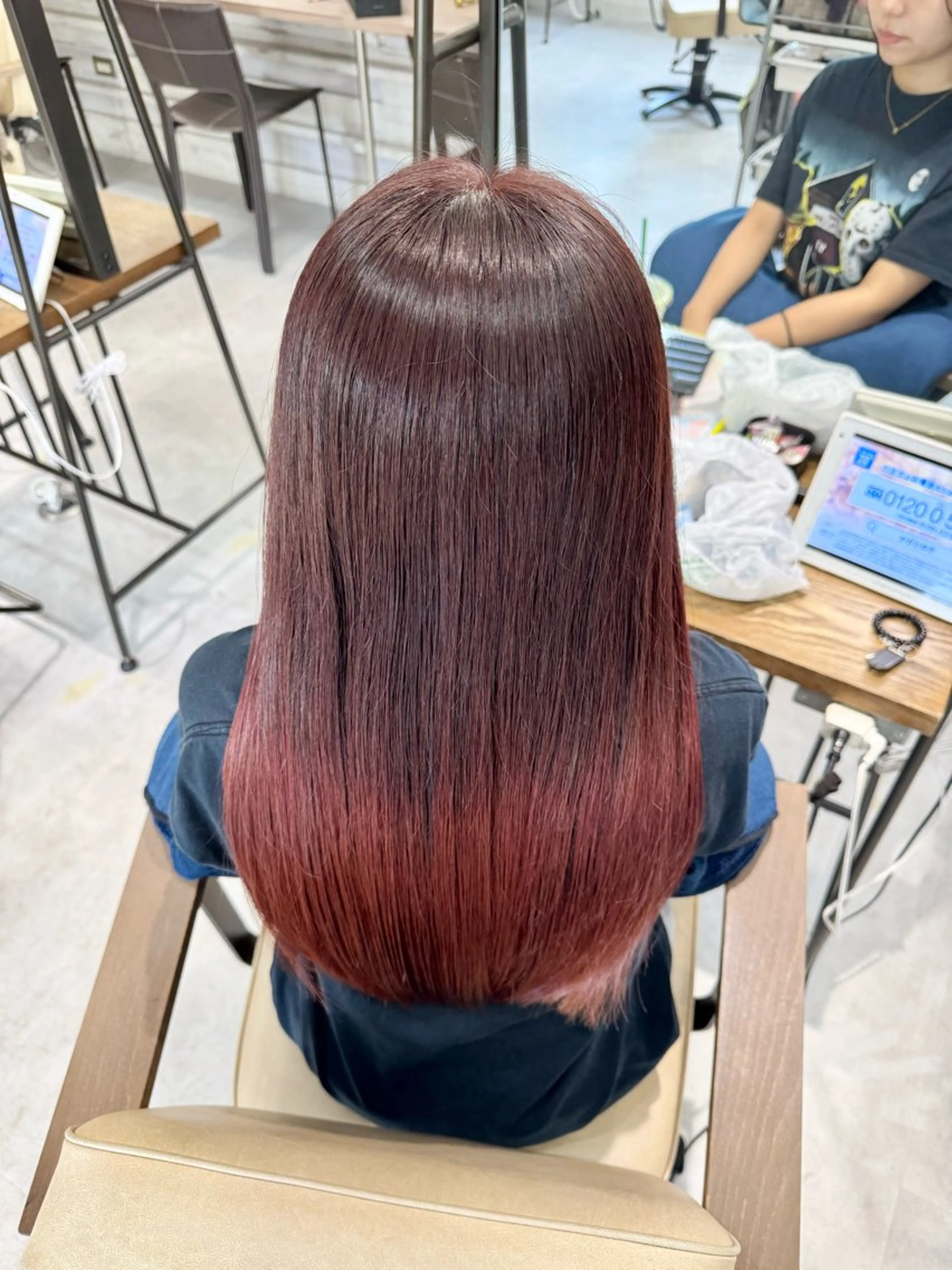 ロング カラー ブリーチなしwカラー /艶カラー/oukaのヘアスタイル