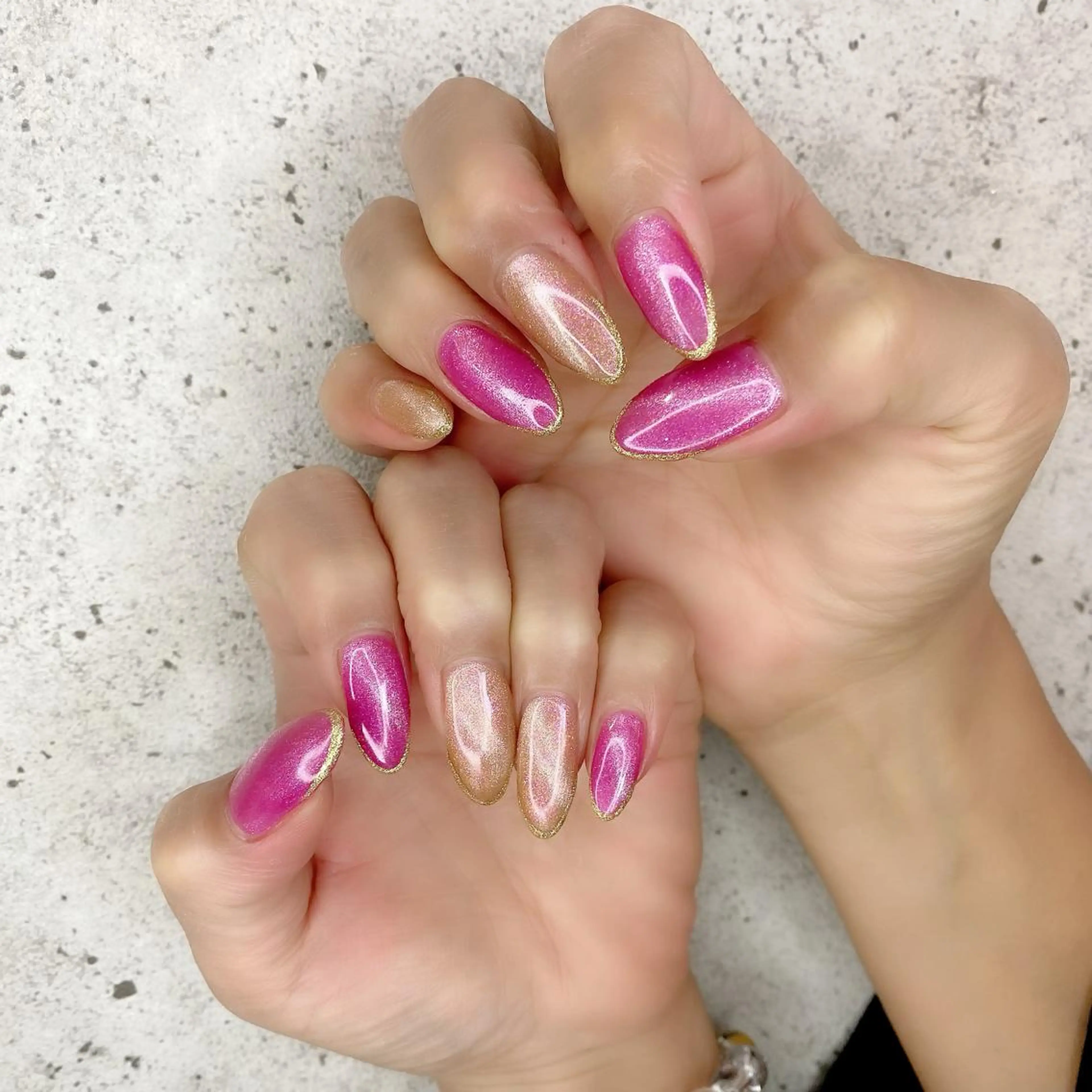 ロング カラー パーマ ヘアアレンジ メンズ キッズ ネイル マツエク・マツパ アイブロウ オレンジ ピンクカラー レッドカラー 眉カラー カラーマツエク ハンドネイル Salon Ｋのネイルデザイン