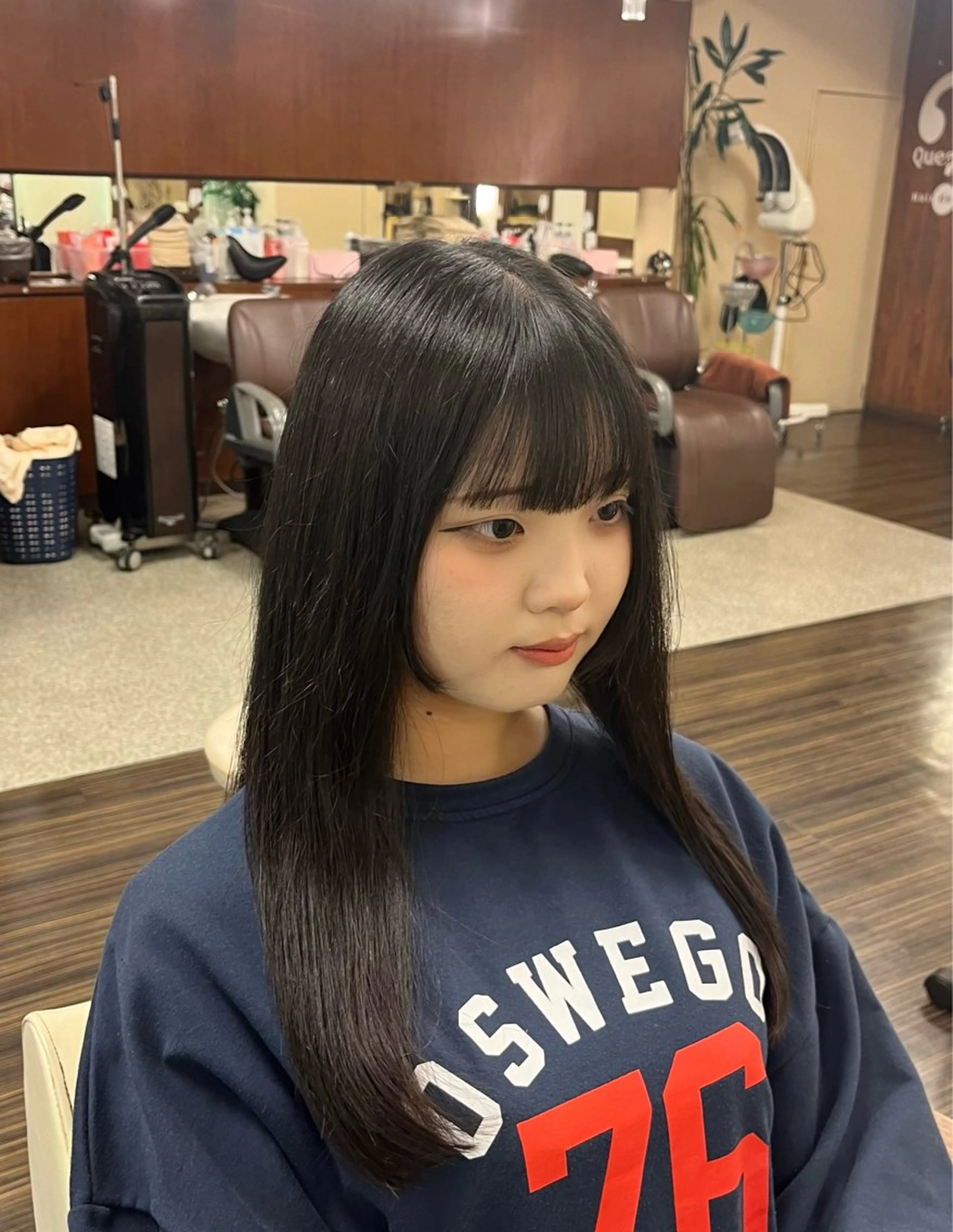 ロング 韓国レイヤー ☁️🫧森ハリス誠一のヘアスタイル