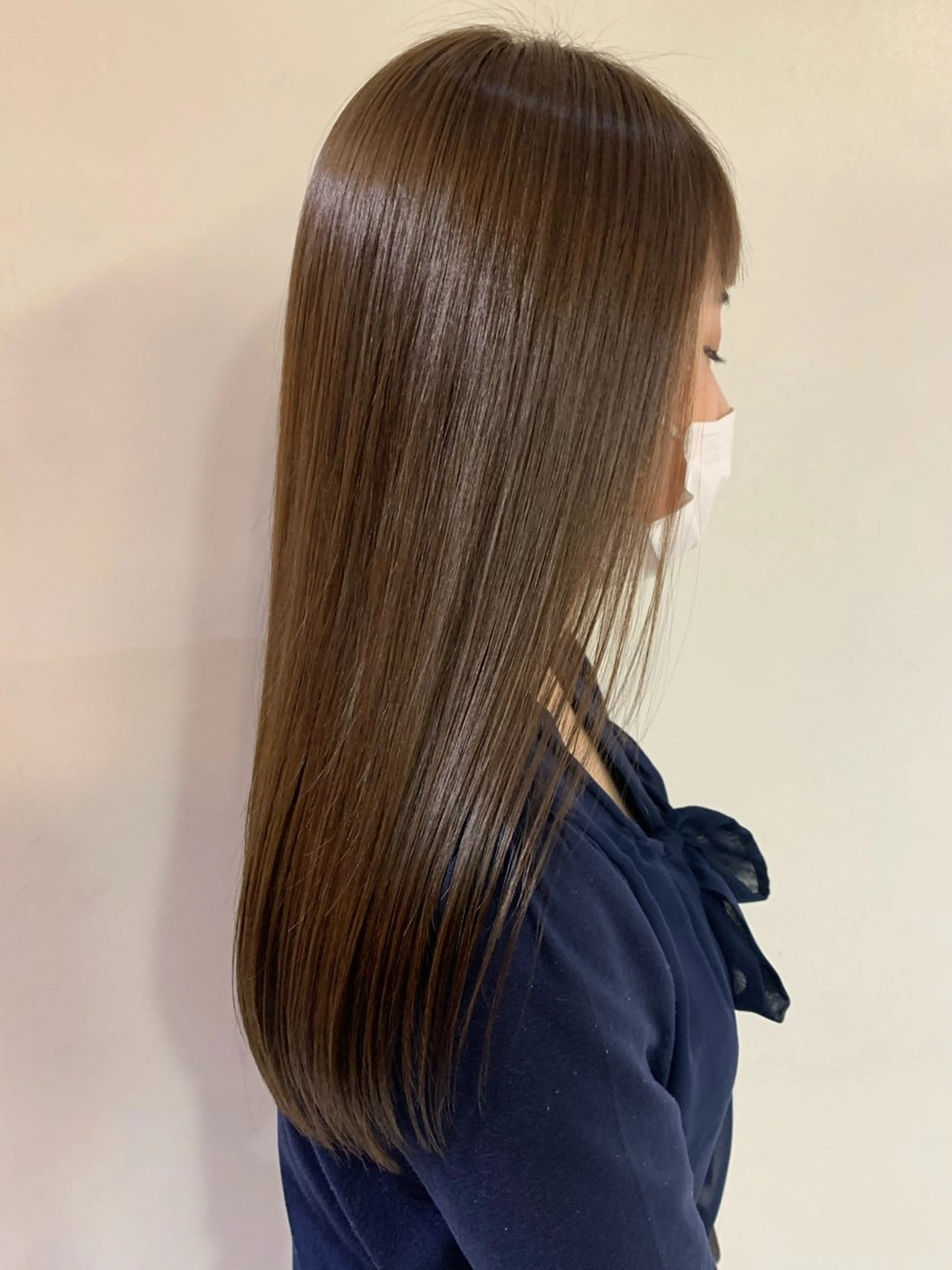 ロング カラー カット ヘアカラー 縮毛矯正 ボブ/大人ヘア k-two濱田のヘアスタイル