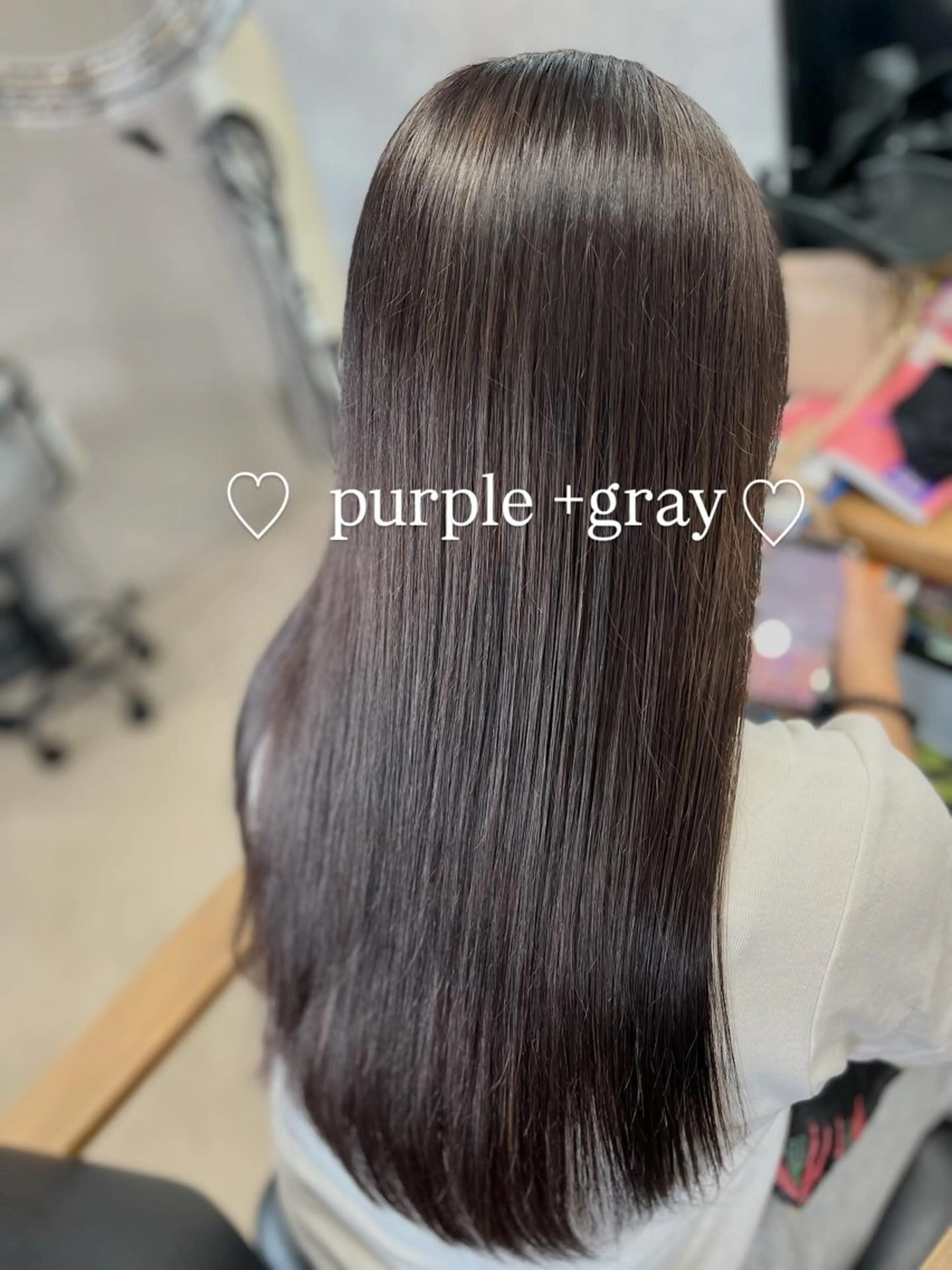 ロング カラー ヤマモト ヒロミのヘアスタイル