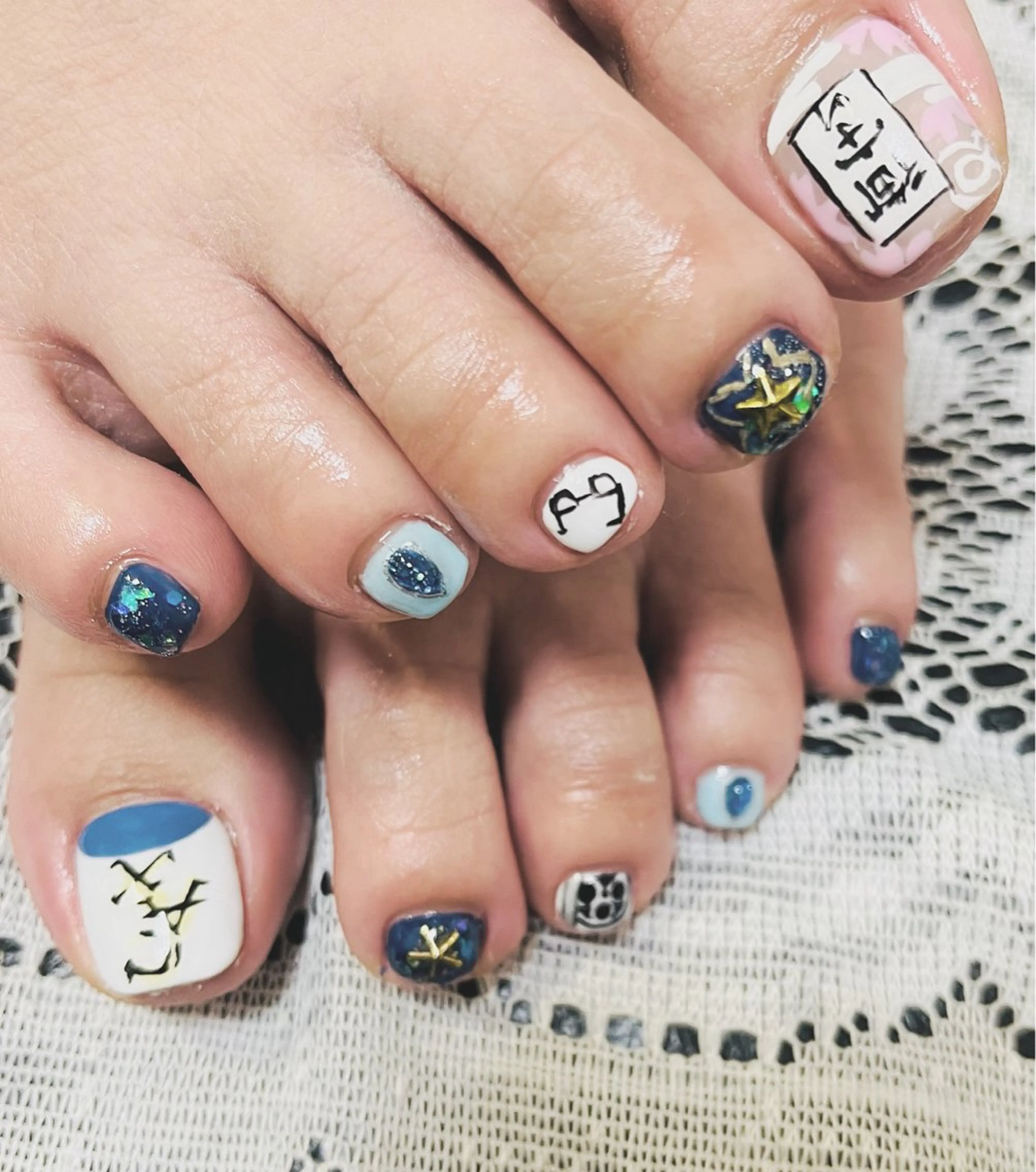 ネイル アートネイル フットネイル 持ち込み ベテランネイル cnc  nailのネイルデザイン