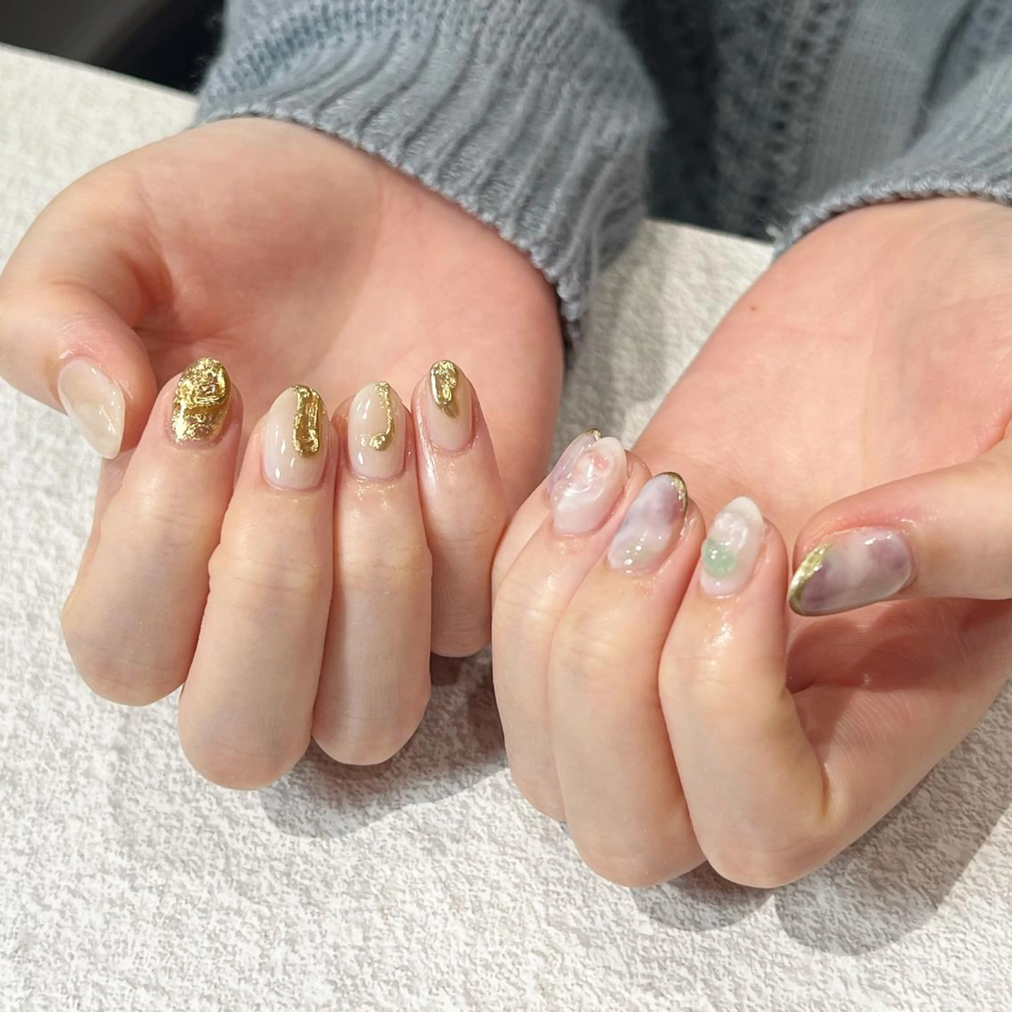 ネイル ハンドネイル OAKたまプラ MiKiのネイルデザイン