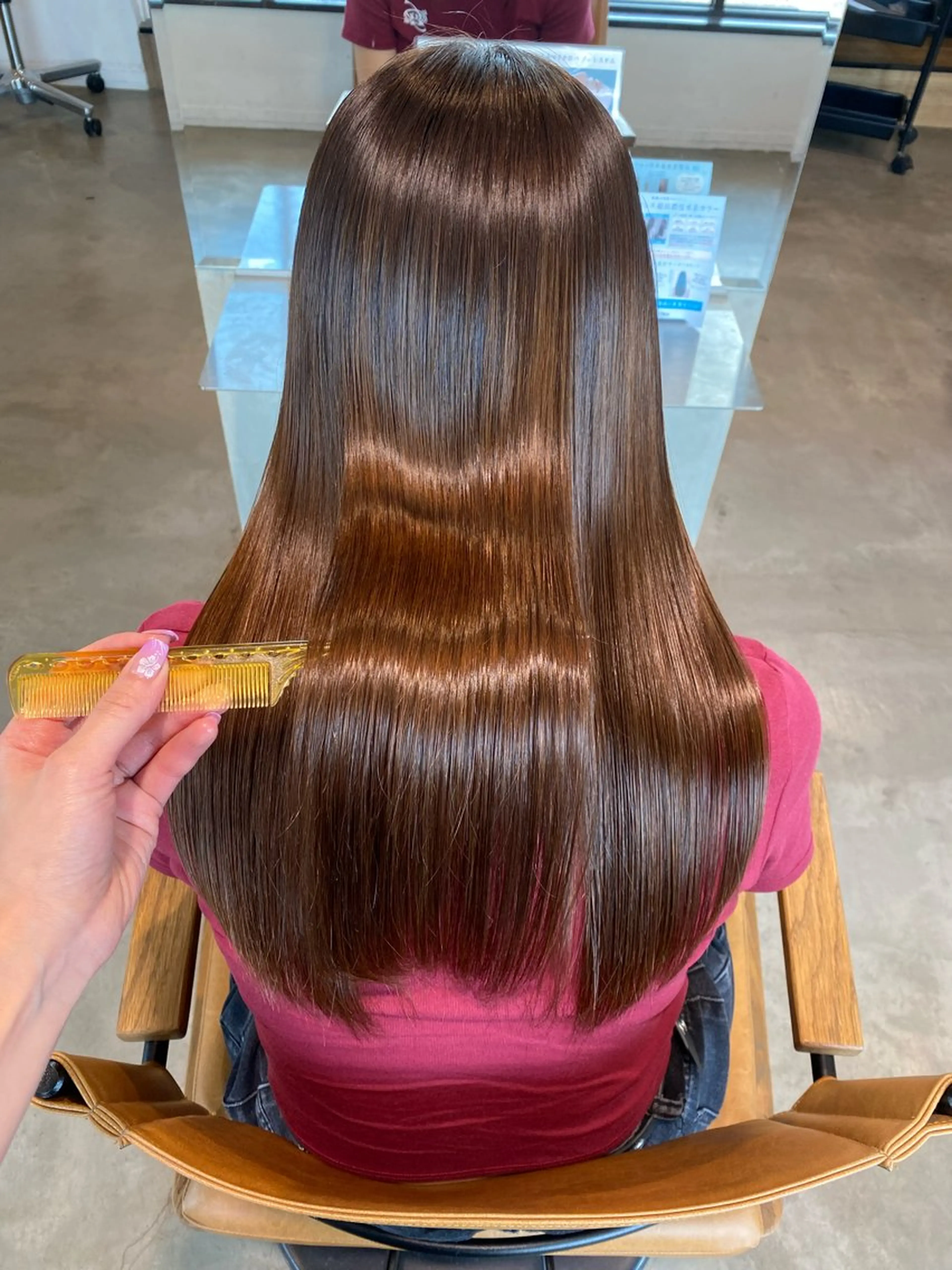 セミロング くろだ まみのヘアスタイル