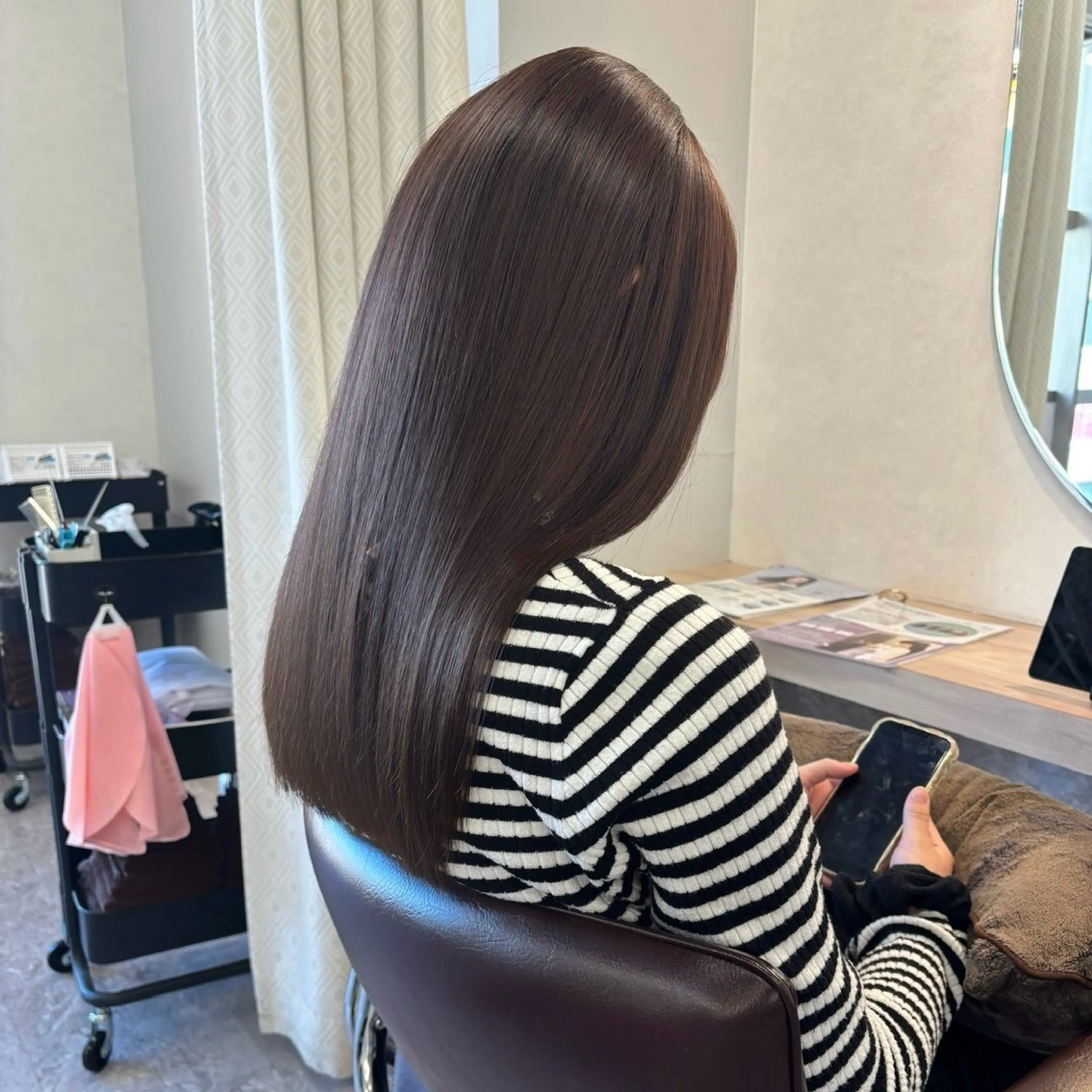 ロング カラー カット ヘアカラー トリートメント 髪質改善🫧ベージュ 椙山 響のヘアスタイル